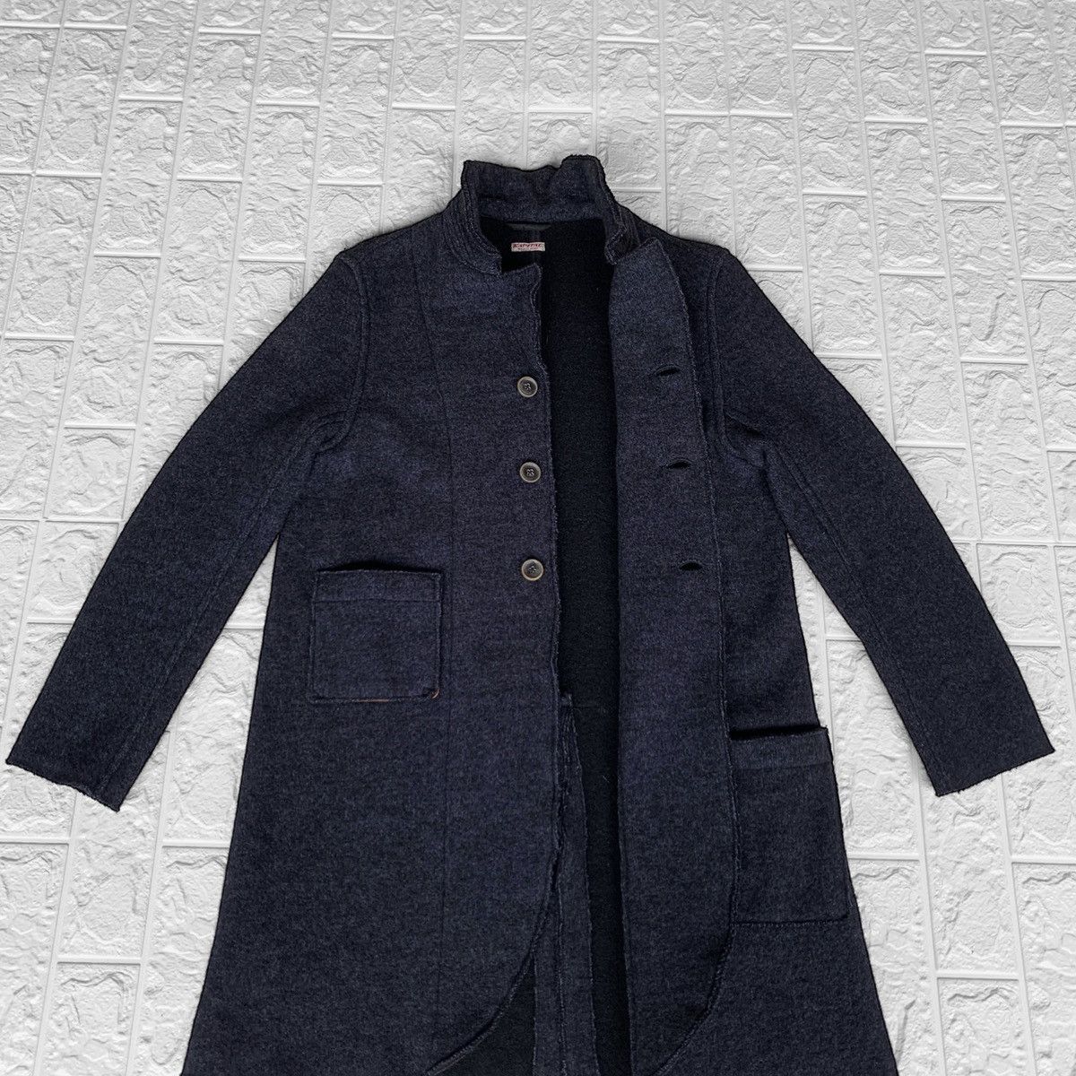 Kapital Japan Wool Coat + Parts Leather