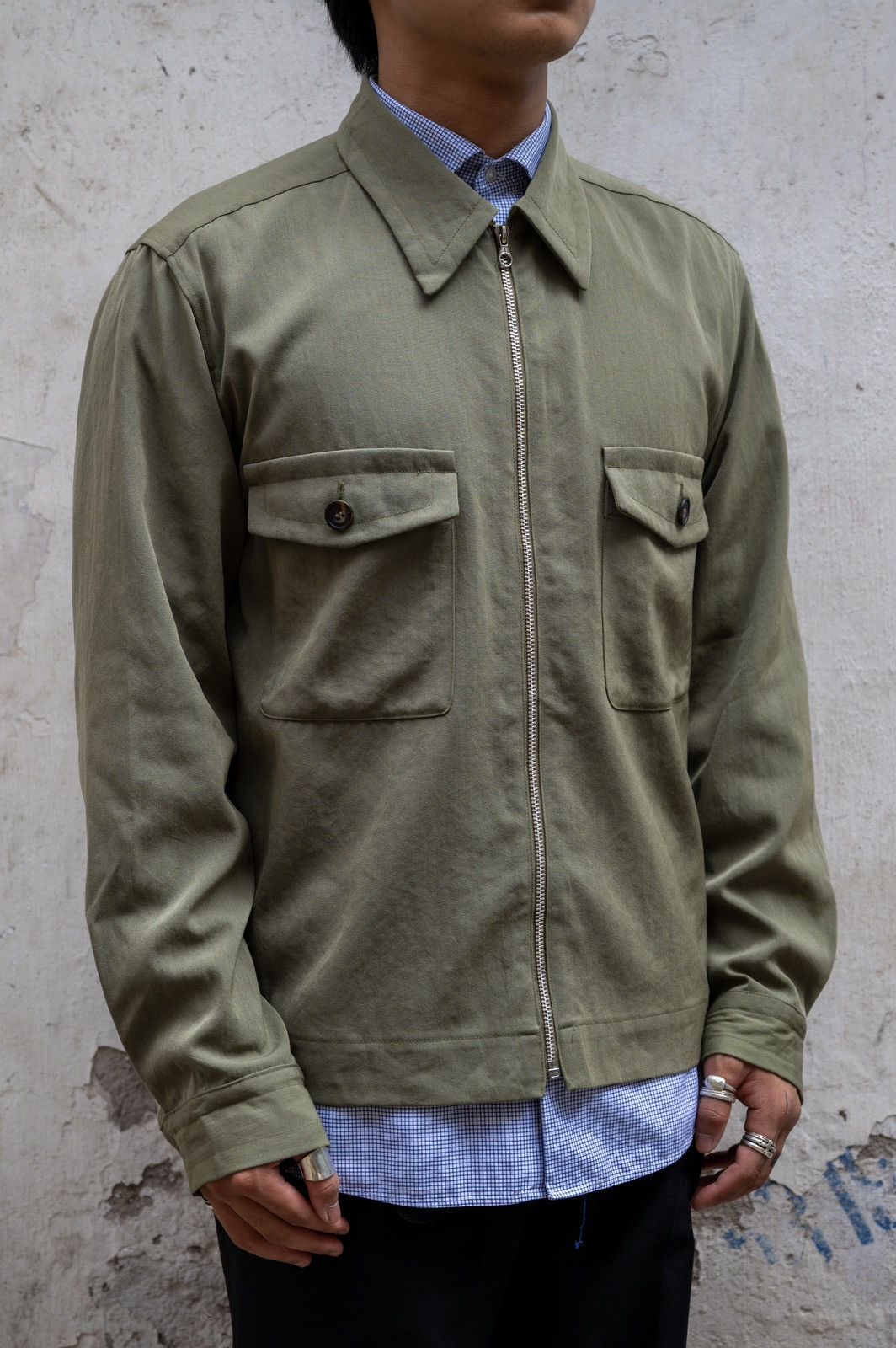 Dries Van Noten Dries Van Noten Fall 1995 military light wool runway jacket Size US M / EU 48-50 / 2 - 10 Thumbnail