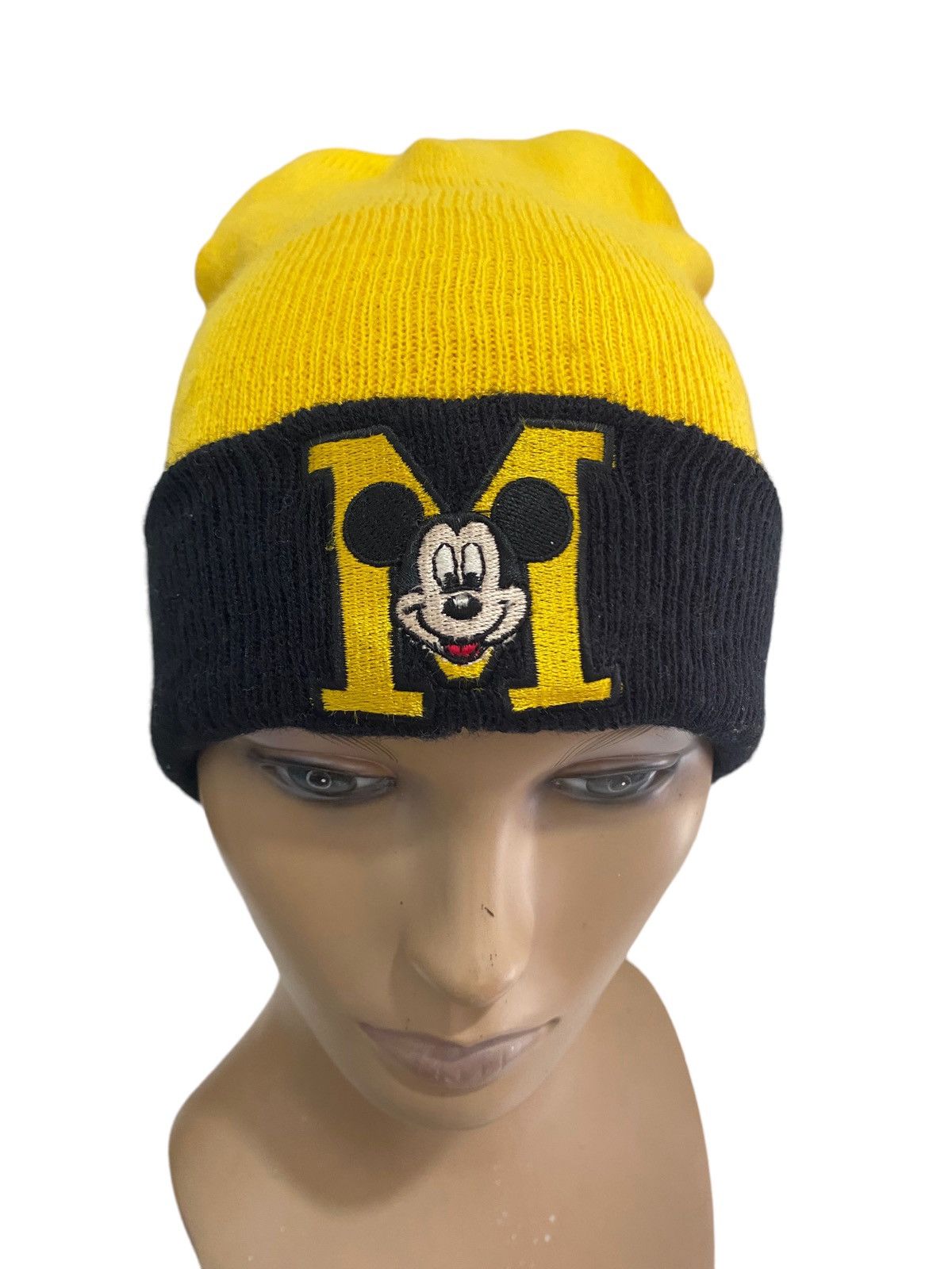 Disney × Mickey Mouse × Vintage VINTAGE MICKEY MOUSE Disney beanie streetwear hat Size ONE SIZE - 2 Thumbnail