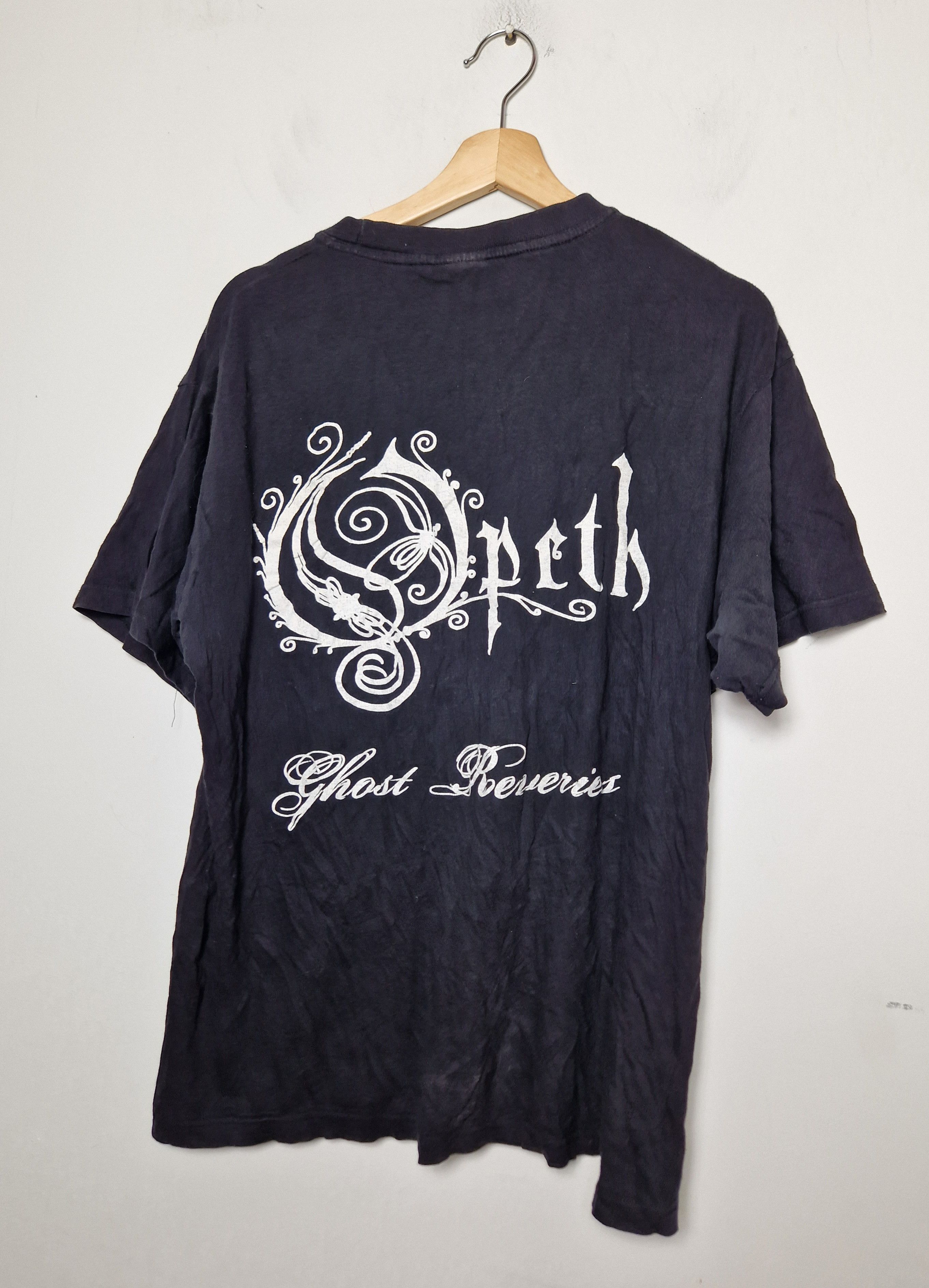 Band Tees Vintage Opeth Ghost Reveries Double Side d Band Tshirt 2005 Size US L / EU 52-54 / 3 - 5 Thumbnail