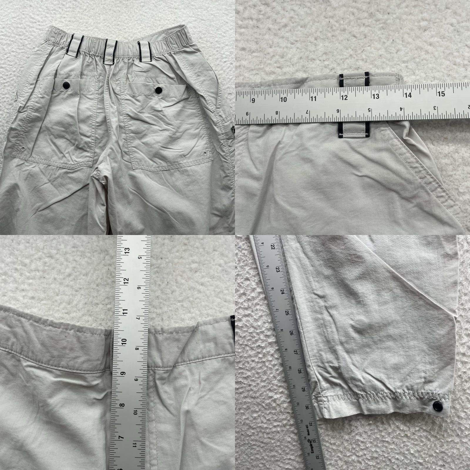 Vintage TrueFlies Captiva Air-Lite Pants Mens Small S Nylon Cargo Quick Dry 31" Size US 29 - 8 Thumbnail