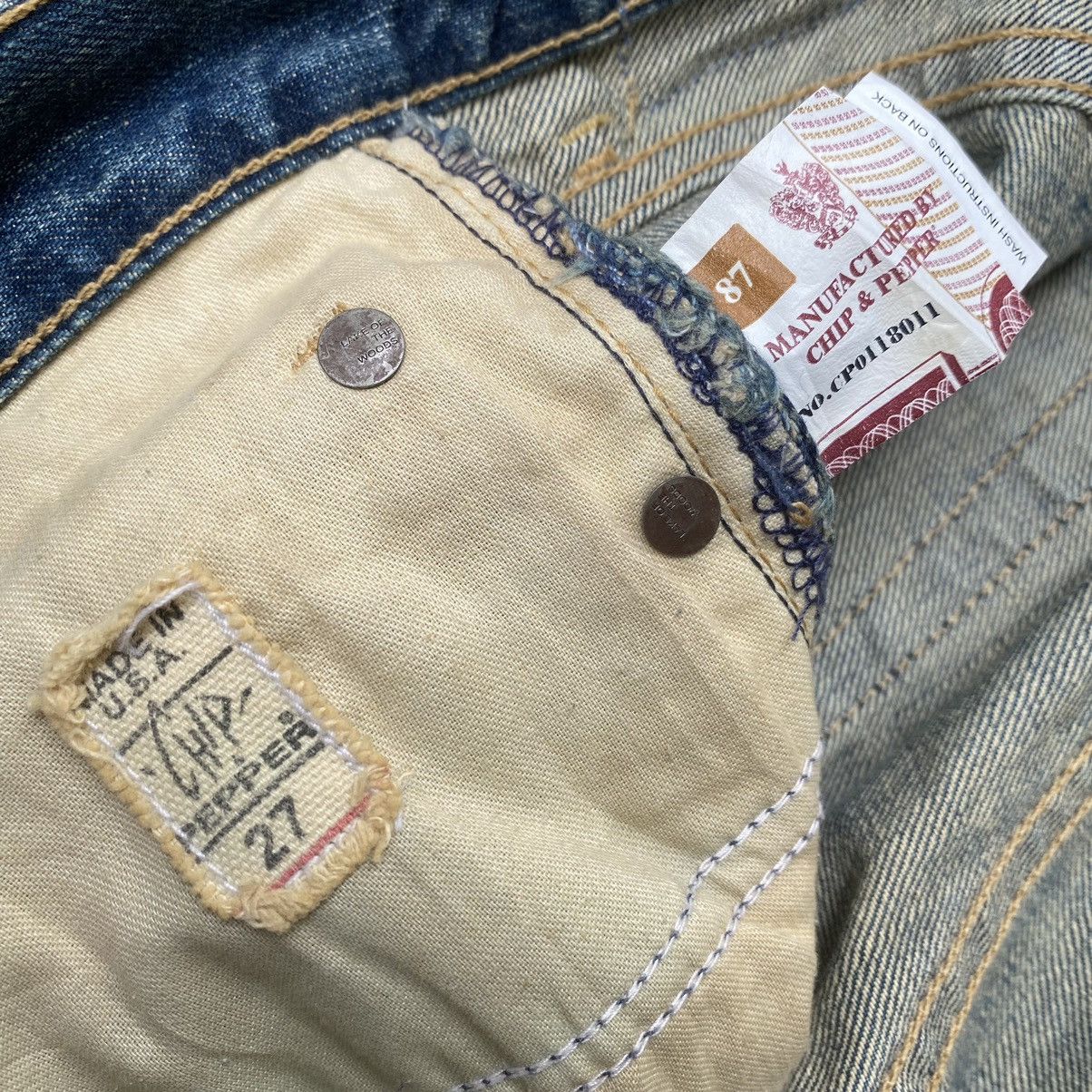 Kapital Flared Distressed Mudwash Jeans Chip & Pepper Boot Cut Denim Size US 29 - 8 Thumbnail