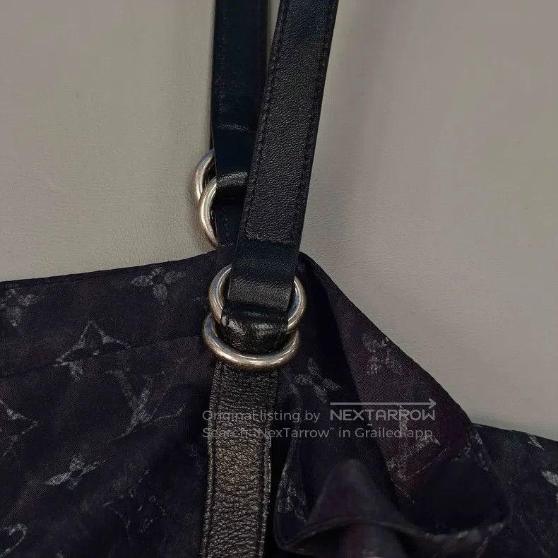 Louis Vuitton Louis Vuitton Dirty black grey full logo mulberry silk ski Size XS / US 0-2 / IT 36-38 - 7 Thumbnail