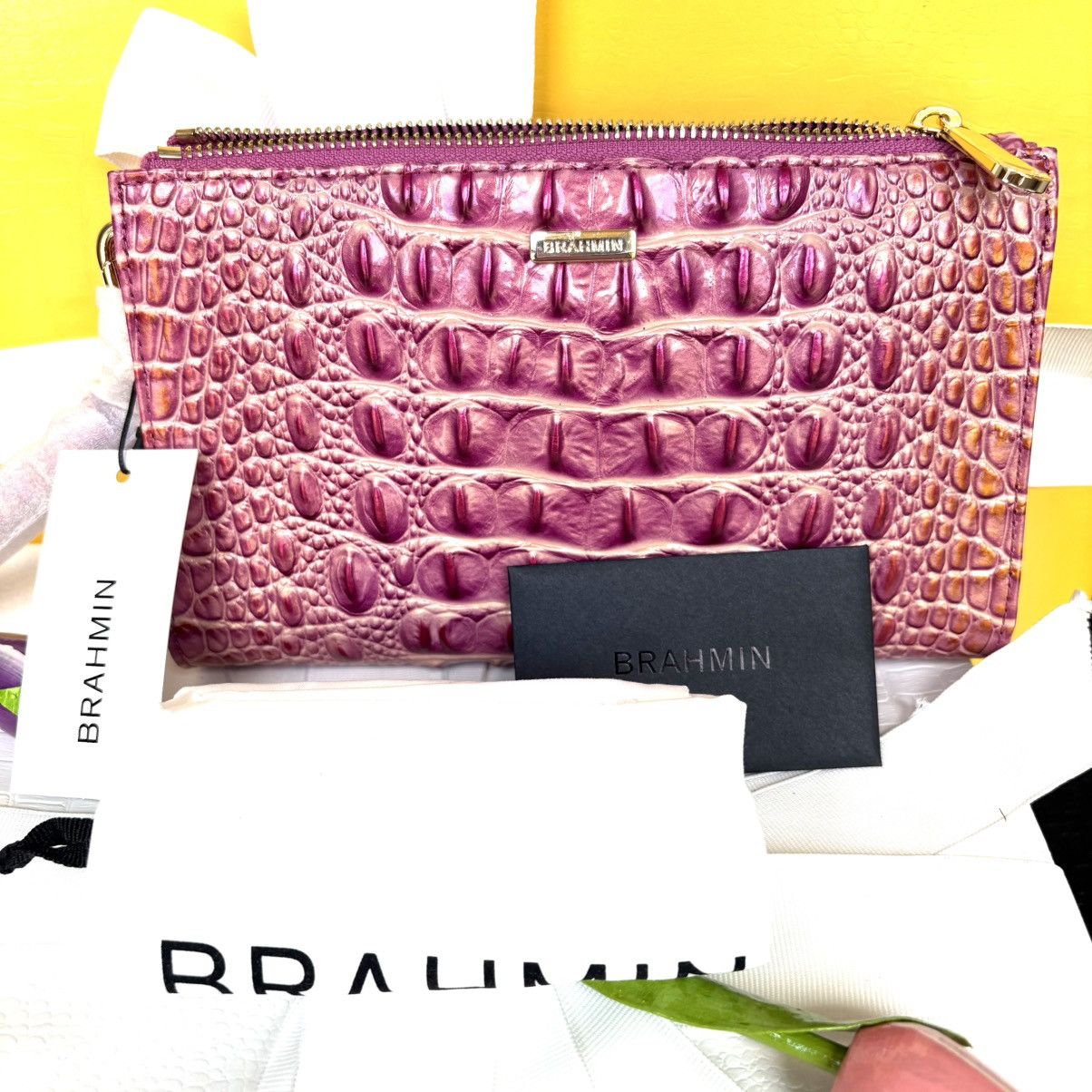 BRAHMIN Daisy Wristlet/Clutch Size ONE SIZE - 6 Thumbnail