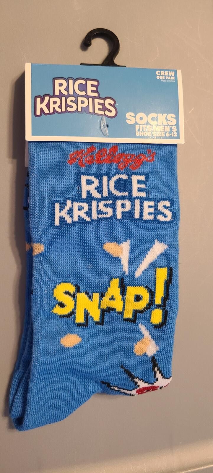 Other Kellogg's Rice Krispies Snap Crew Socks Blue Size ONE SIZE - 1 Preview
