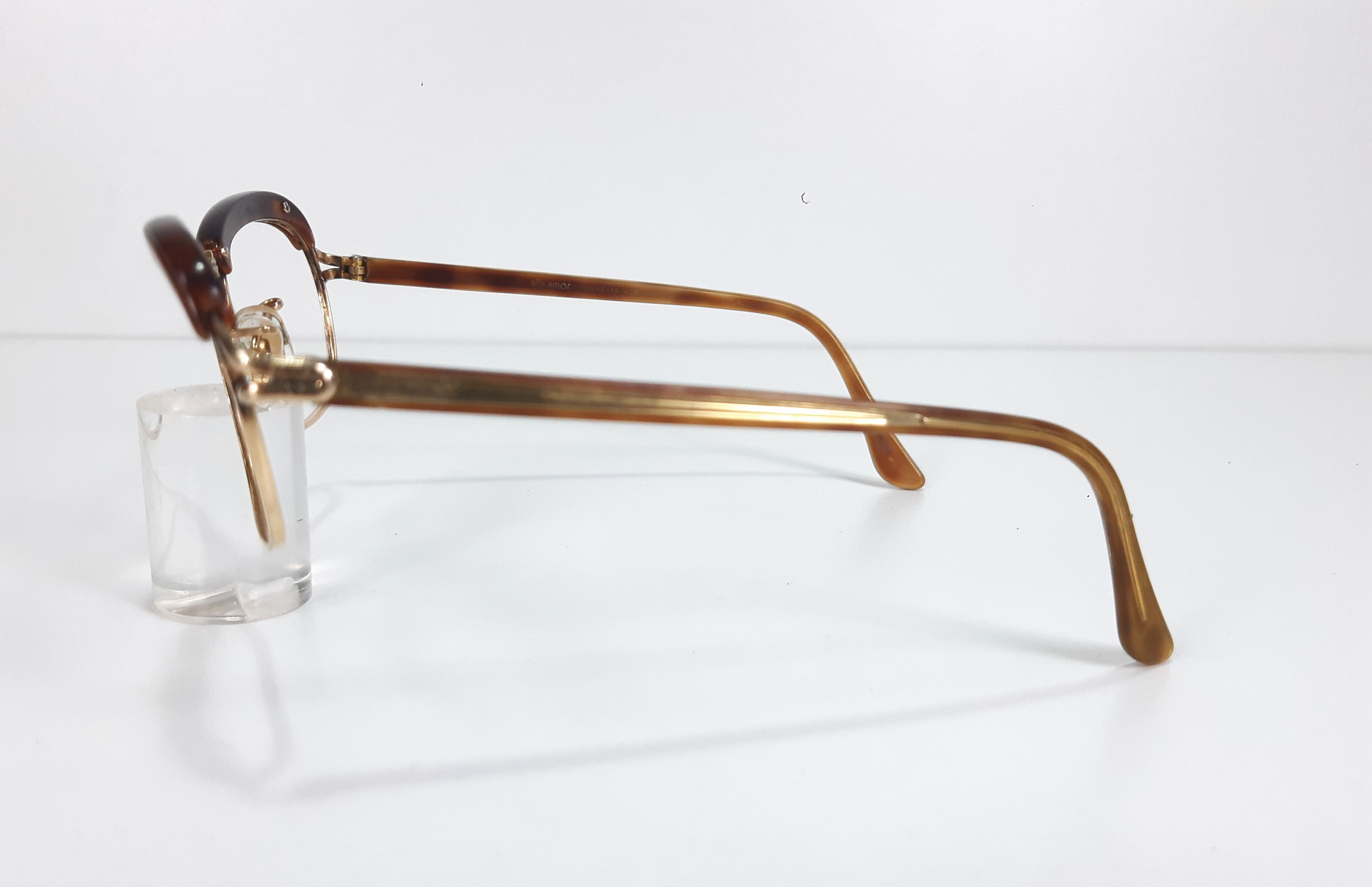 Other Vintage AMOR France Gold Filled Eyeglasses Frame Size ONE SIZE - 5 Thumbnail