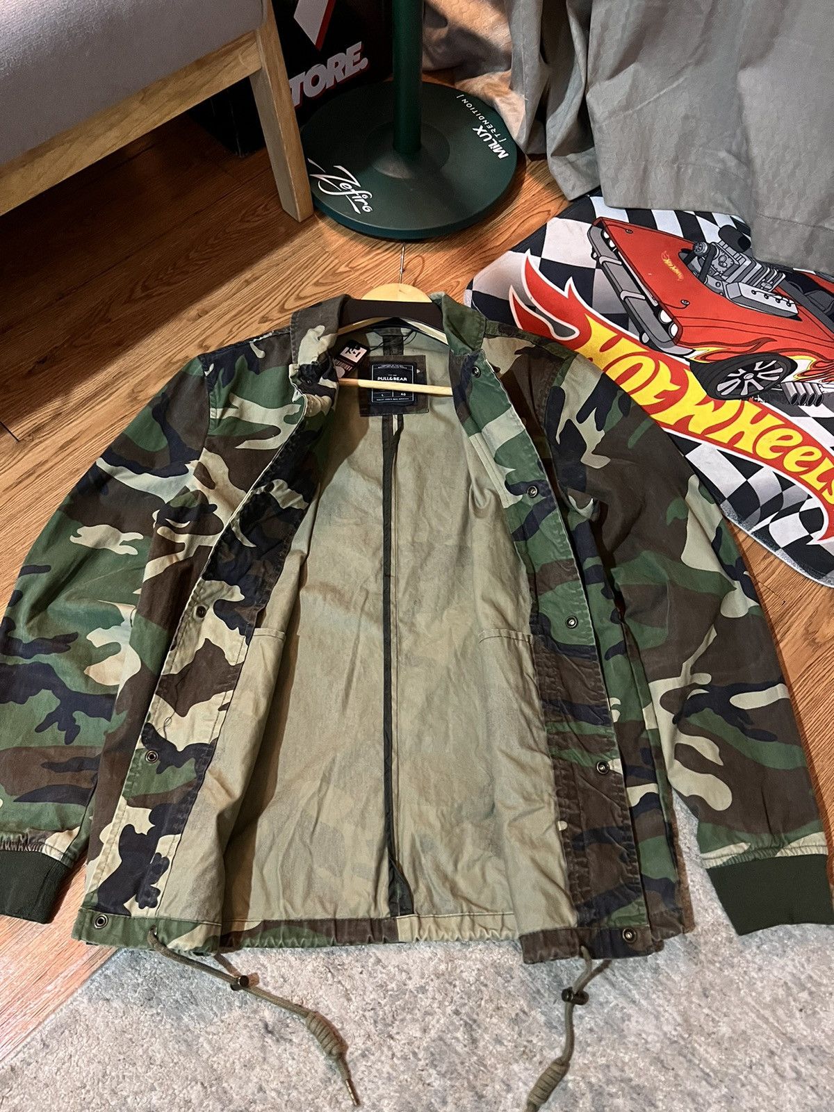 Designer × Pull & Bear ARMY Military pull & Bear rare item Size US L / EU 52-54 / 3 - 7 Thumbnail