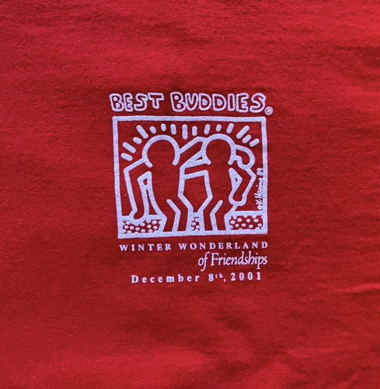 Other Vintage 2001 Keith Haring Best Buddies Art Tee Shirt Y2K XL Size US XL / EU 56 / 4 - 5 Thumbnail