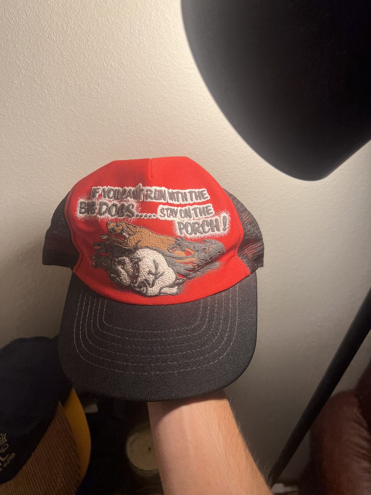 Vintage Vintage Trucker Humor Dog Hat Size ONE SIZE - 1 Preview