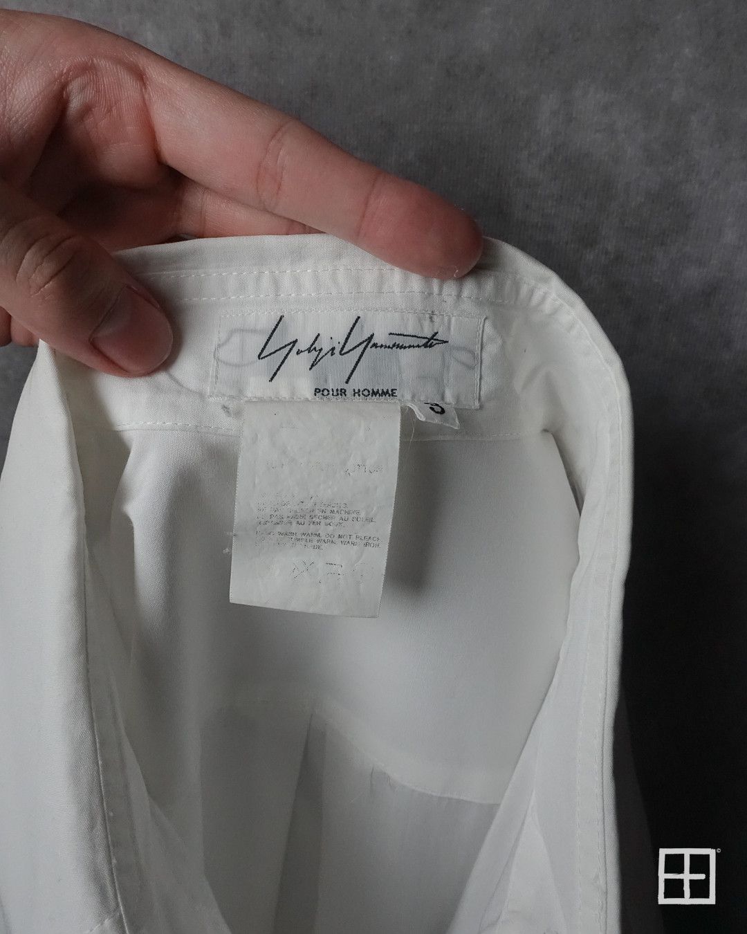 Yohji Yamamoto Yohji Yamamoto Pour Homme SS01 Runway Geometric Shirt Size US L / EU 52-54 / 3 - 5 Thumbnail