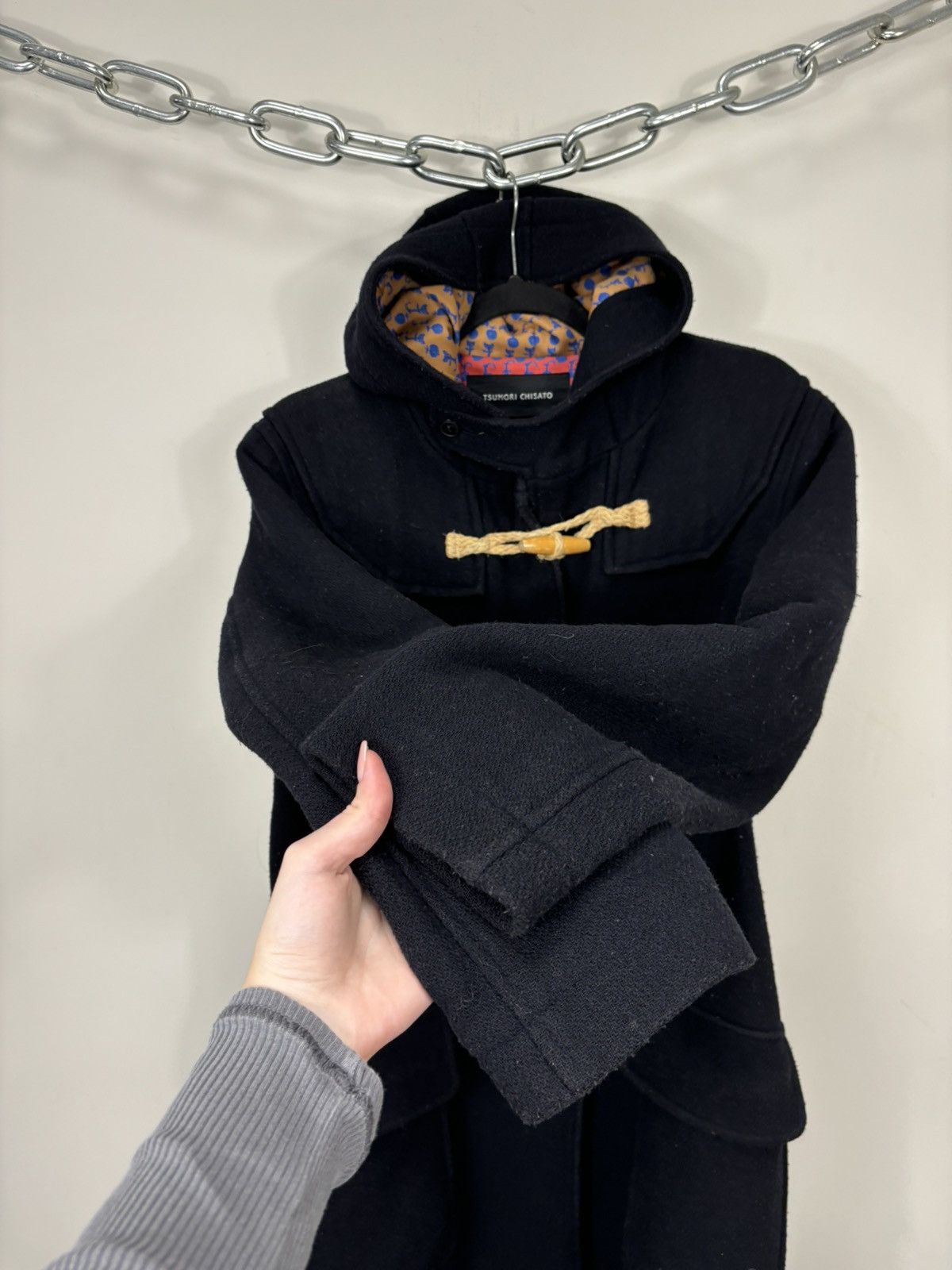 Issey Miyake Vintage Tsumori Chisato By Issey Miyake Wool Duffle Coat Size US M / EU 48-50 / 2 - 5 Thumbnail