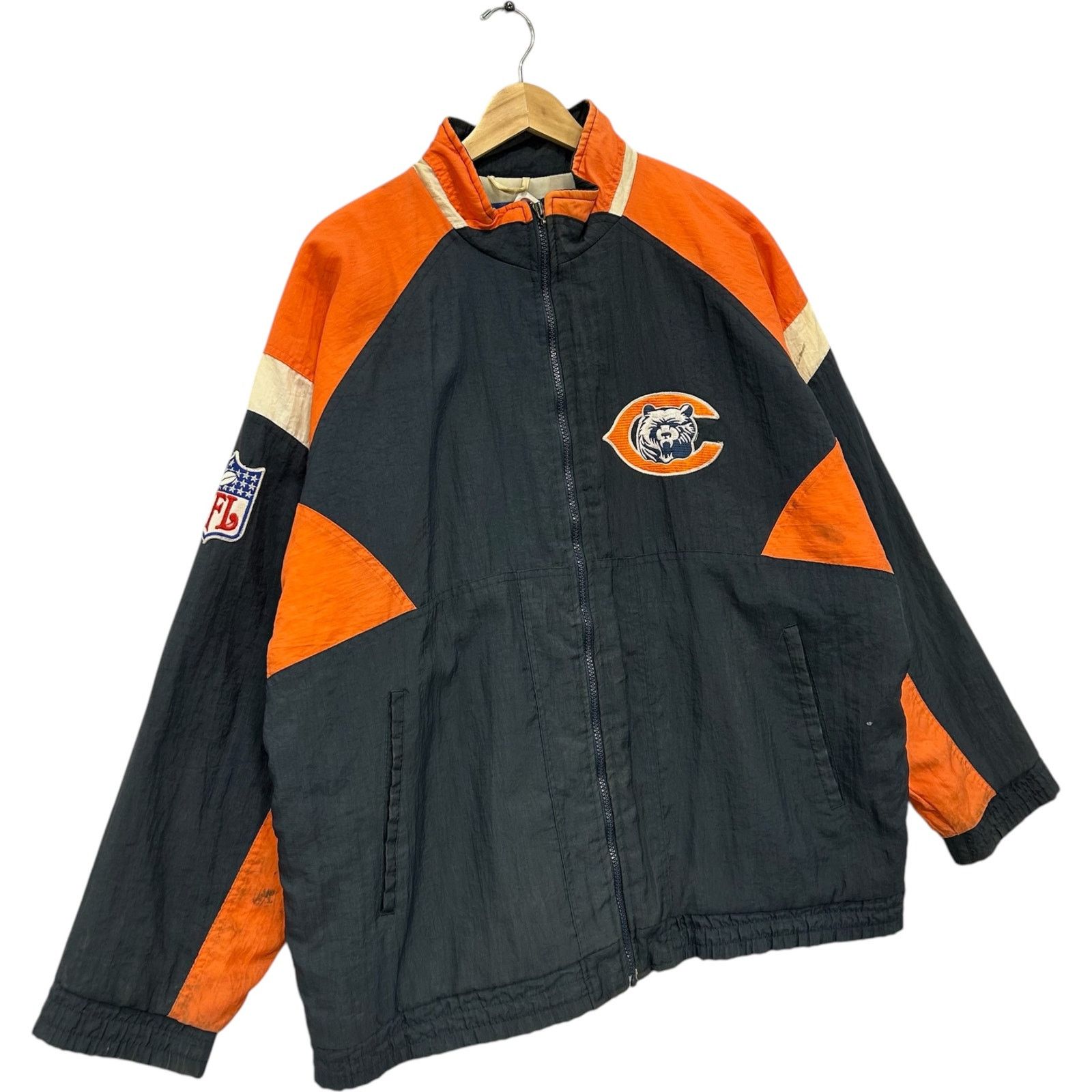 Apex Vintage Apex One Chicago Bears NFL Full Zip Light Jacket XL Size US XL / EU 56 / 4 - 4 Thumbnail