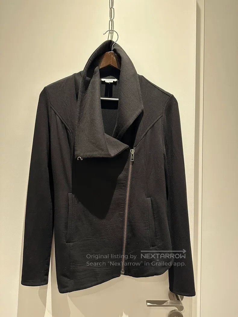 Helmut Lang HELMUT LANG size P Black zip-up knitted jacket Size M / US 6-8 / IT 42-44 - 7 Thumbnail
