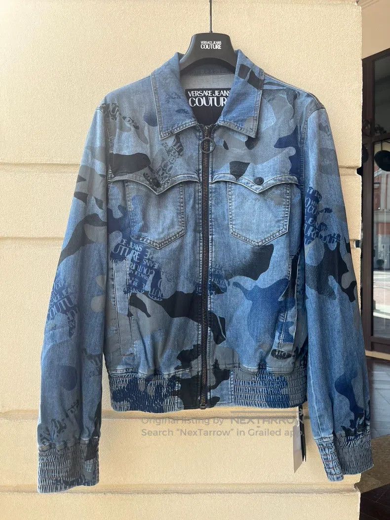 Versace Versace Men's denim jacket jacket Size US XL / EU 56 / 4 - 1 Thumbnail