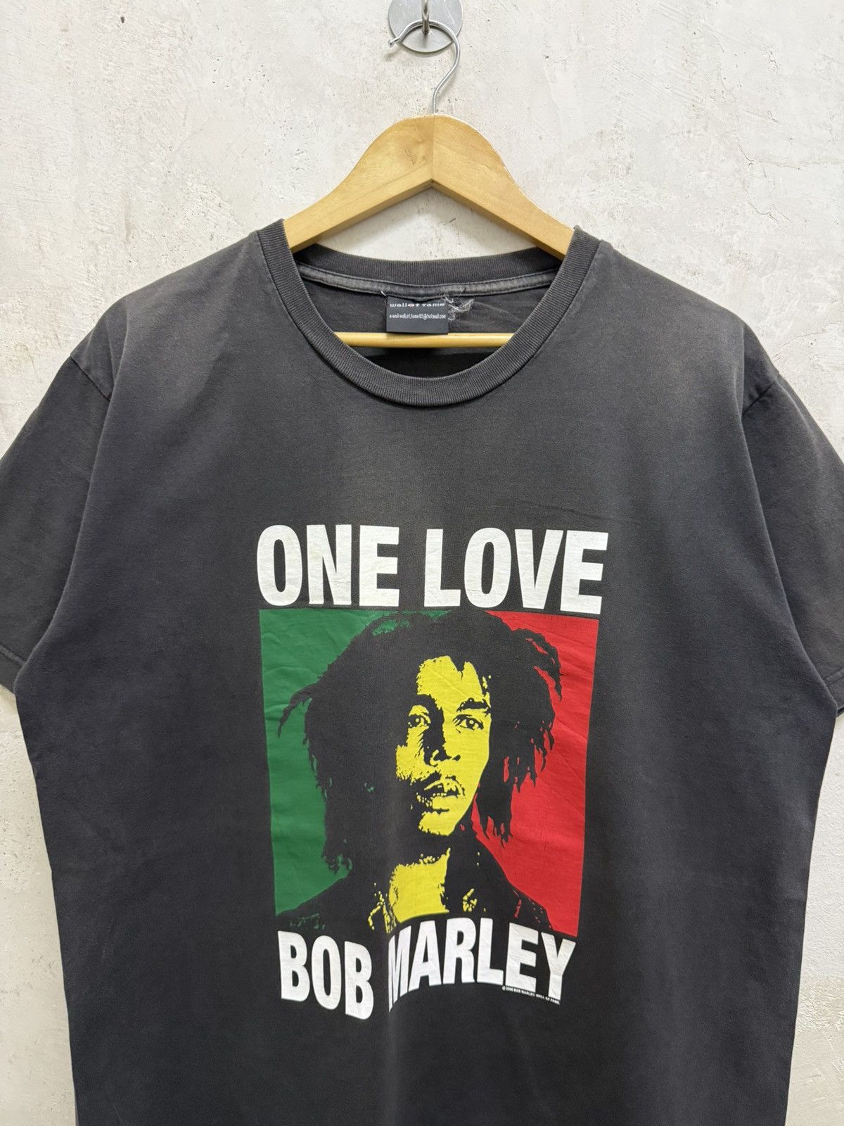 Band Tees Sun Faded Rasta Bob Marley One Love Band Tees Size US L / EU 52-54 / 3 - 2 Thumbnail
