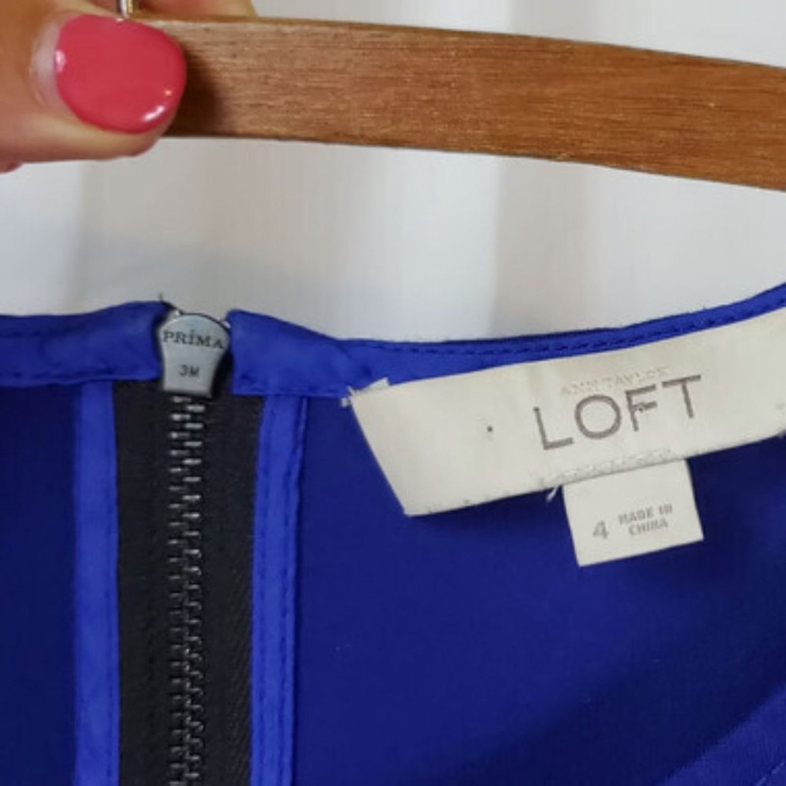 Loft Ann Taylor LOFT | Blue and Black Shift Dress | Size 4 Size S / US 4 / IT 40 - 9 Thumbnail