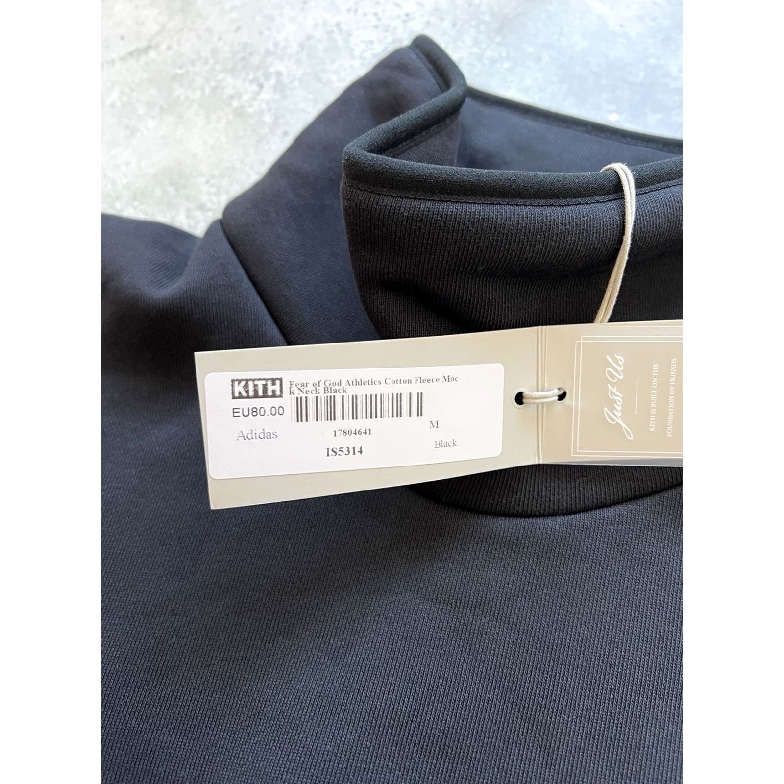 Fear of God ADIDAS Athletics FEAR OF GOD Sweatshirt - Black - Size M - Crew Neck - Long Sleeve - Pullover - Men Size US M / EU 48-50 / 2 - 5 Thumbnail