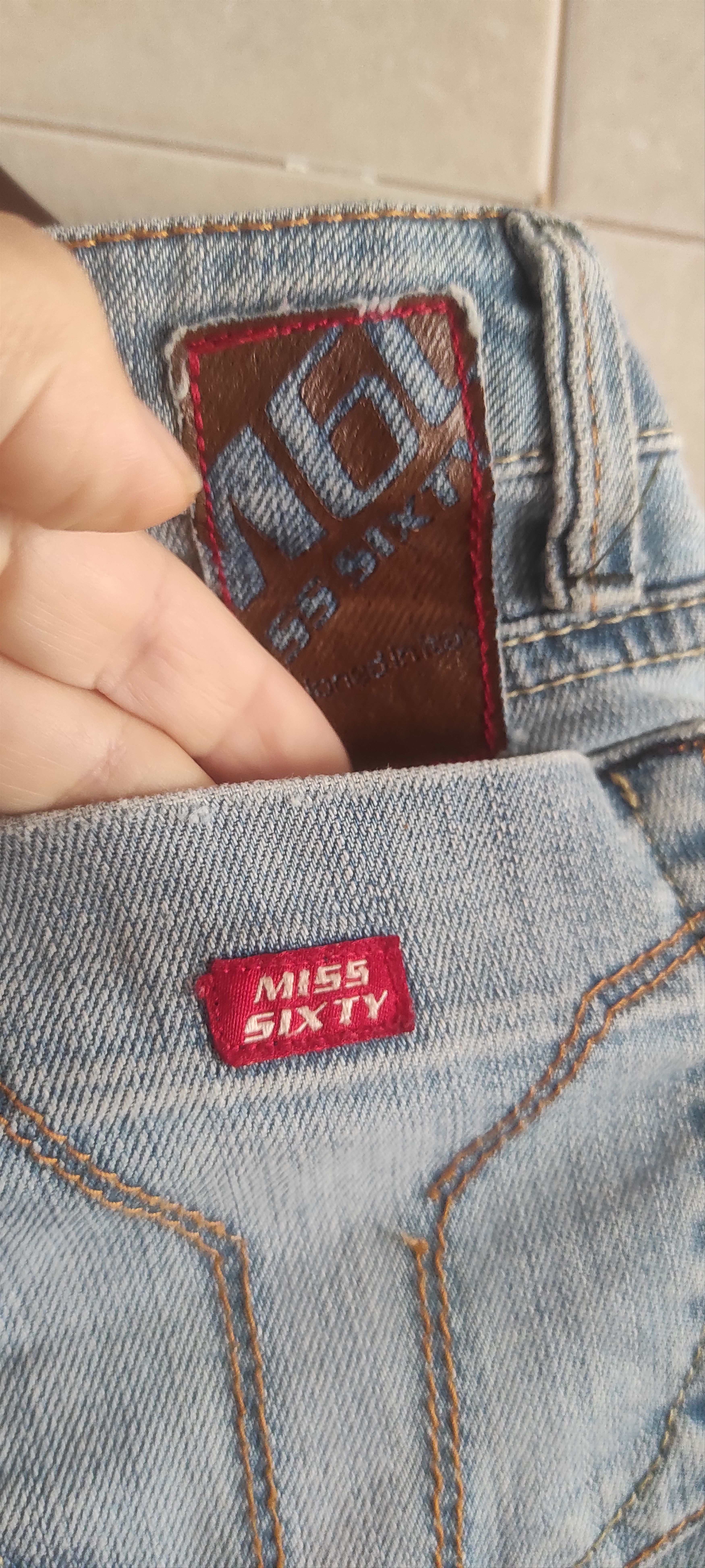 Miss SIxty Vintage Y2K Ultra Low Rise Stretch Bootcut Jeans