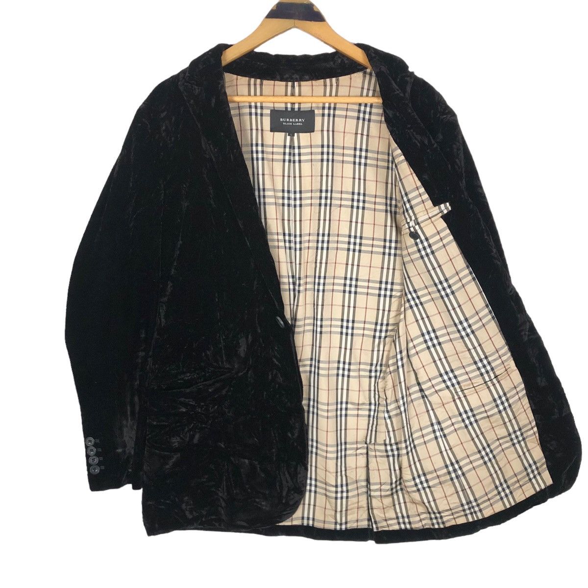 Burberry Vintage Burberry Black Label Single Breasted Velvet Coat Size US M / EU 48-50 / 2 - 6 Thumbnail
