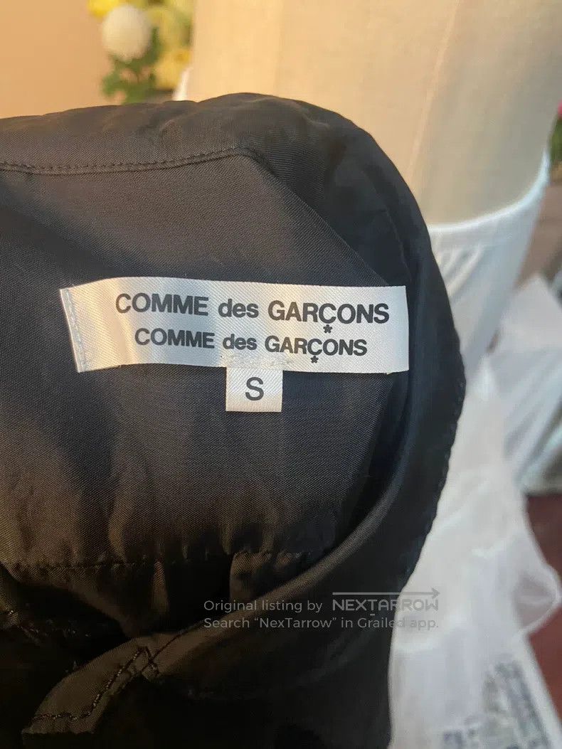 Comme des Garcons Comme Des Garcons size S Black Peter Pan Collar Shirt Rose Size 26" / US 2 / IT 38 - 4 Thumbnail