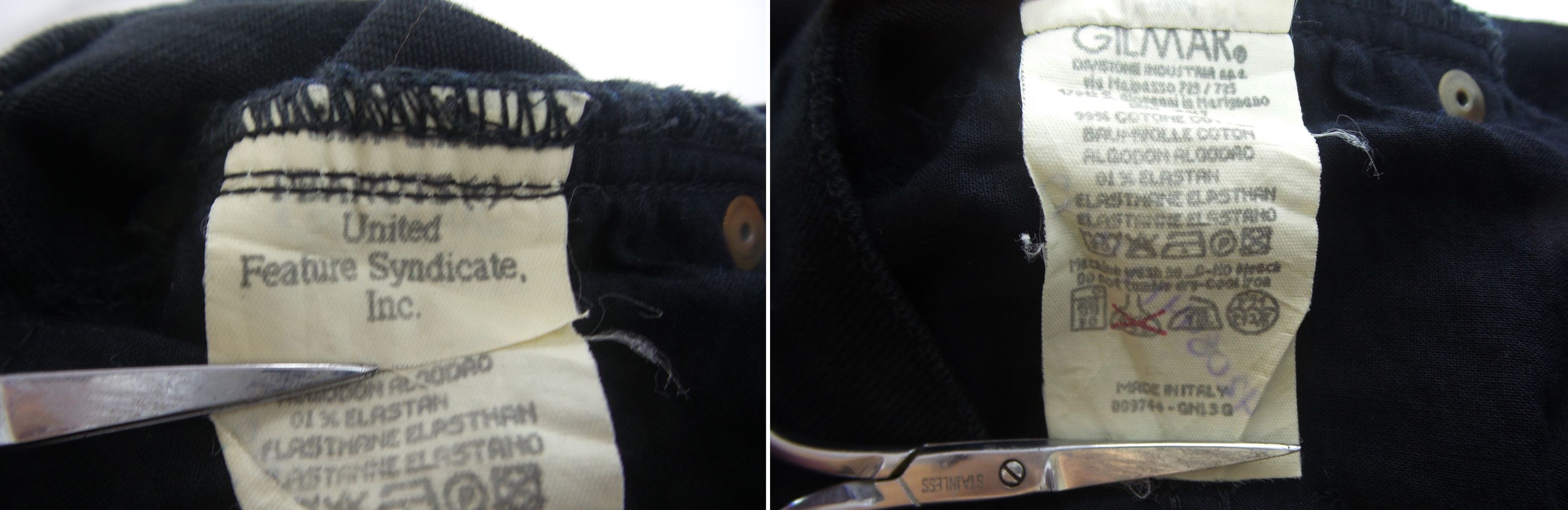 Iceberg History Iceberg × Peanuts Black Jeans W15xL34.5 Size US 29 - 6 Thumbnail