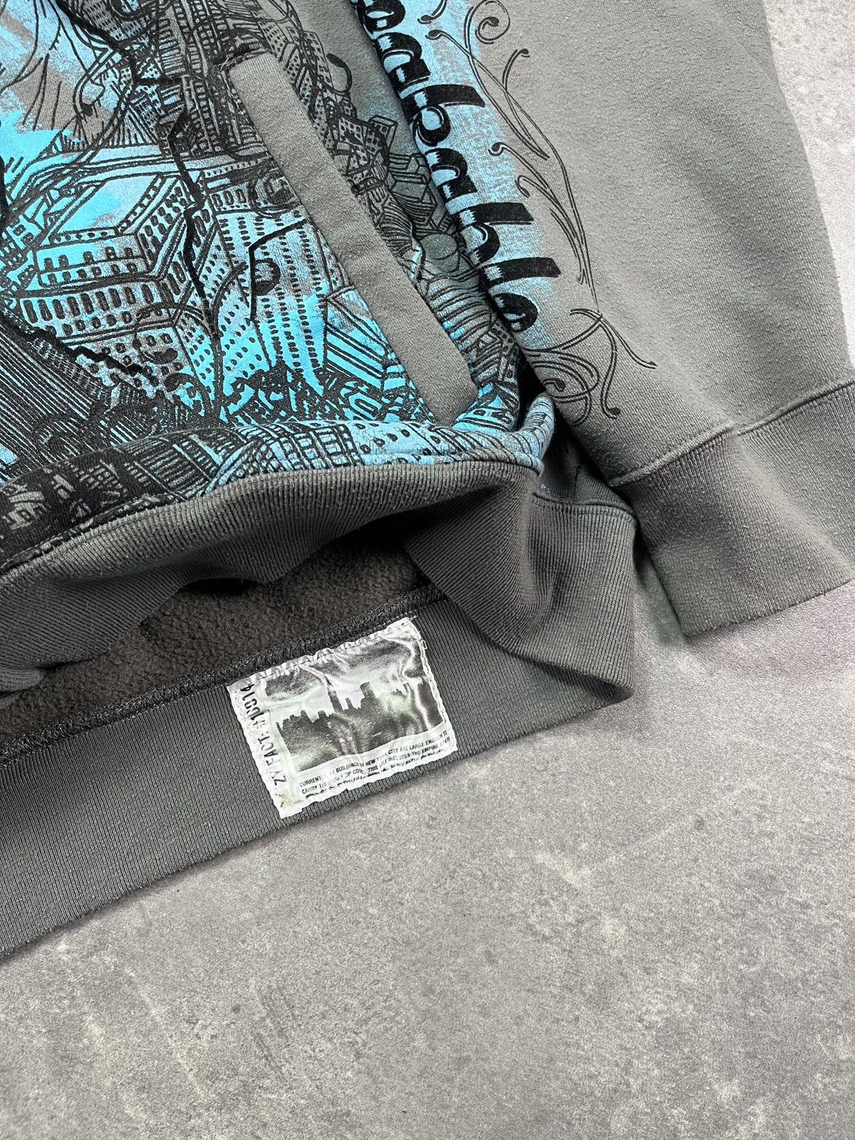 Zoo York 00s Rare Zoo York Liberty Statue Printed Baggy Zip Hoodie XL Size US L / EU 52-54 / 3 - 7 Thumbnail