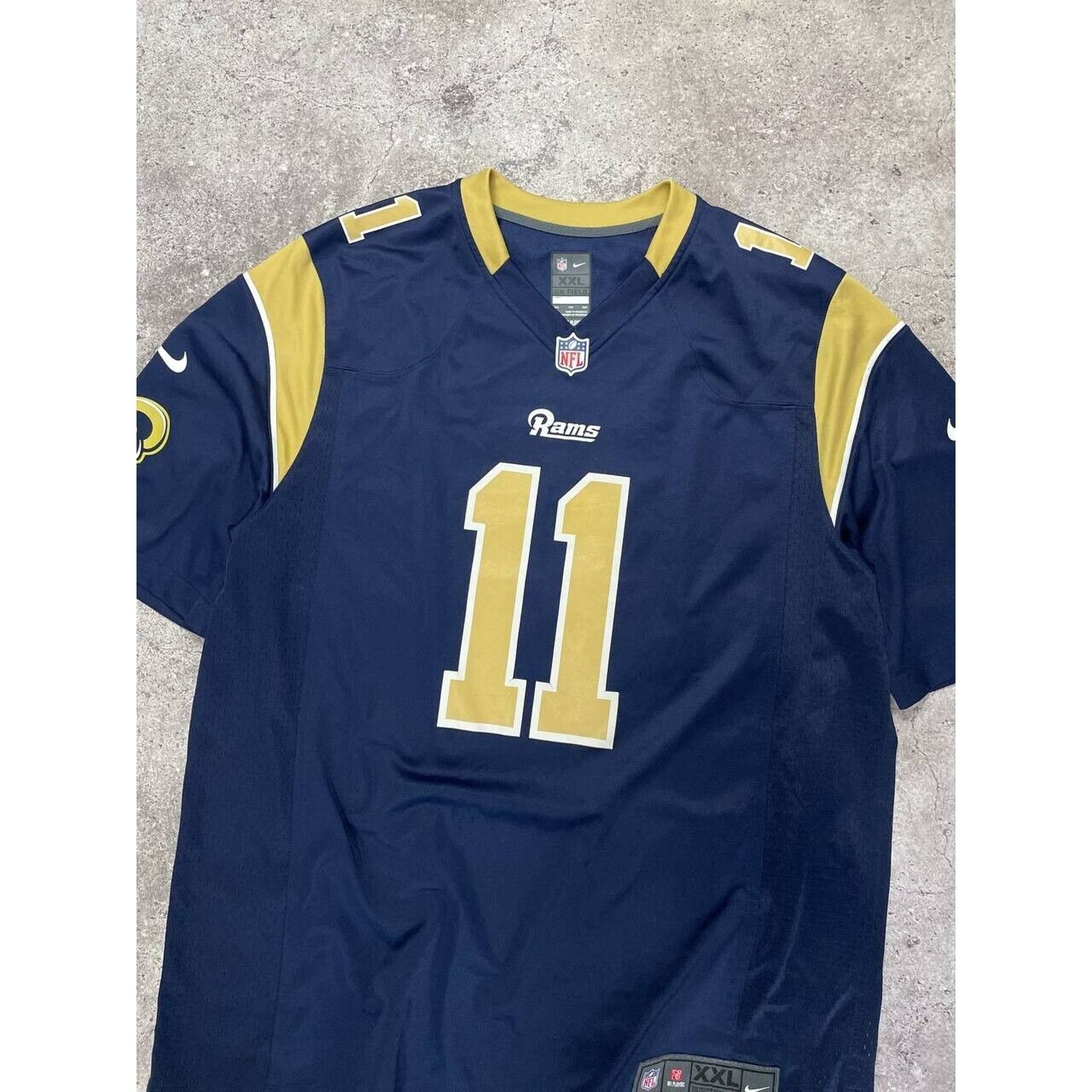 NFL Vintage Nike NFL St. Louis Rams #11 Jersey XXL Navy Size US XXL / EU 58 / 5 - 2 Thumbnail