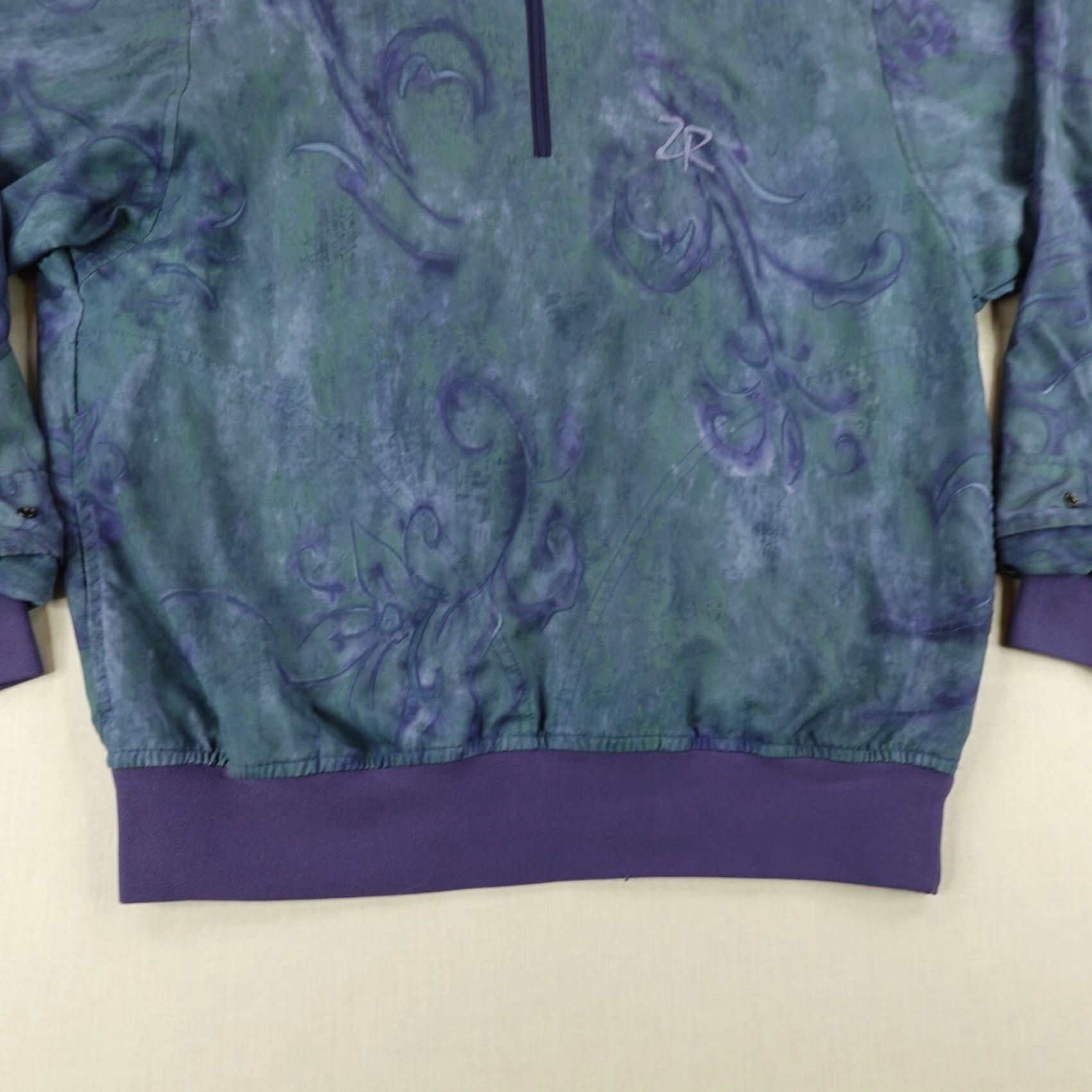 Vintage VINTAGE Zero Restriction Jacket Womens Small Tie Dye Windbreaker Wind Shirt Golf Size S / US 4 / IT 40 - 3 Thumbnail