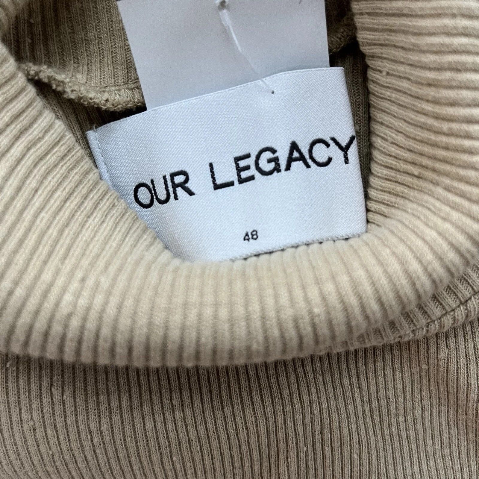Our Legacy Our Legacy Splash Ribbed Raglan Mock Neck Turtleneck Size US M / EU 48-50 / 2 - 5 Thumbnail