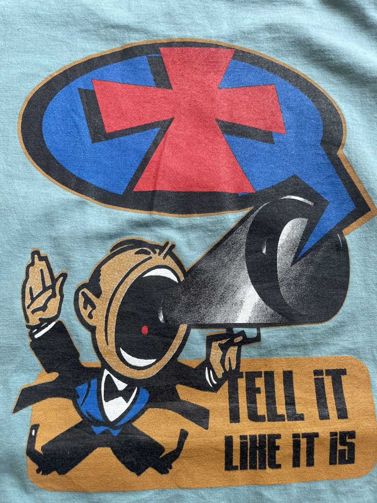 Vintage Vintage 2000 Jerzees Xtreme "Tell It Like It Is" Graphic Tee Size US XL / EU 56 / 4 - 3 Thumbnail
