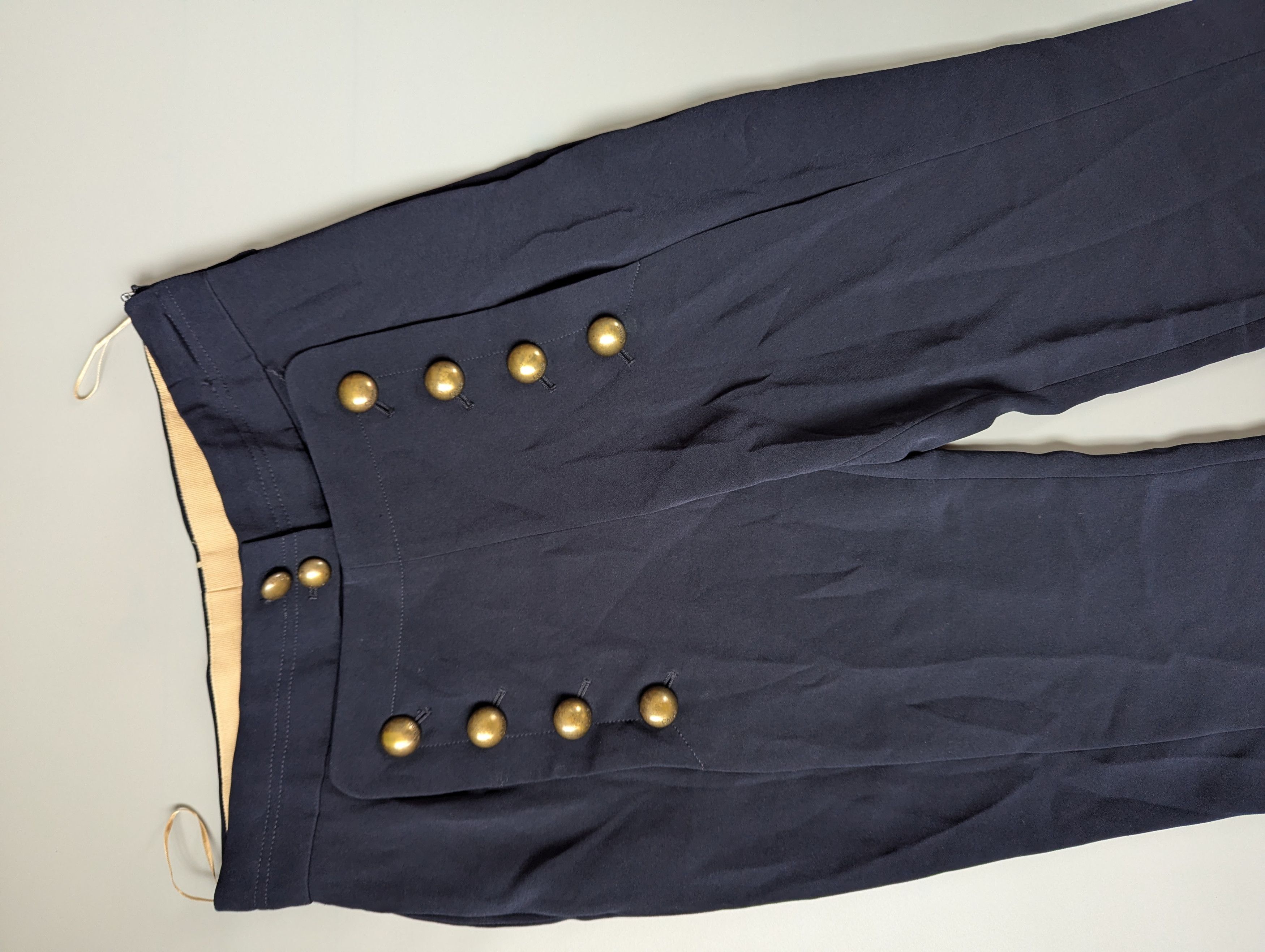 Chloe Chloé Straight pants navy Size 25" / US 0 / IT 36 - 3 Thumbnail