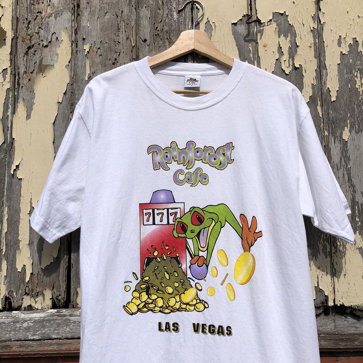 If Six Was Nine Vintage Rainforest Cafe Las Vegas Tshirt Size US L / EU 52-54 / 3 - 3 Thumbnail