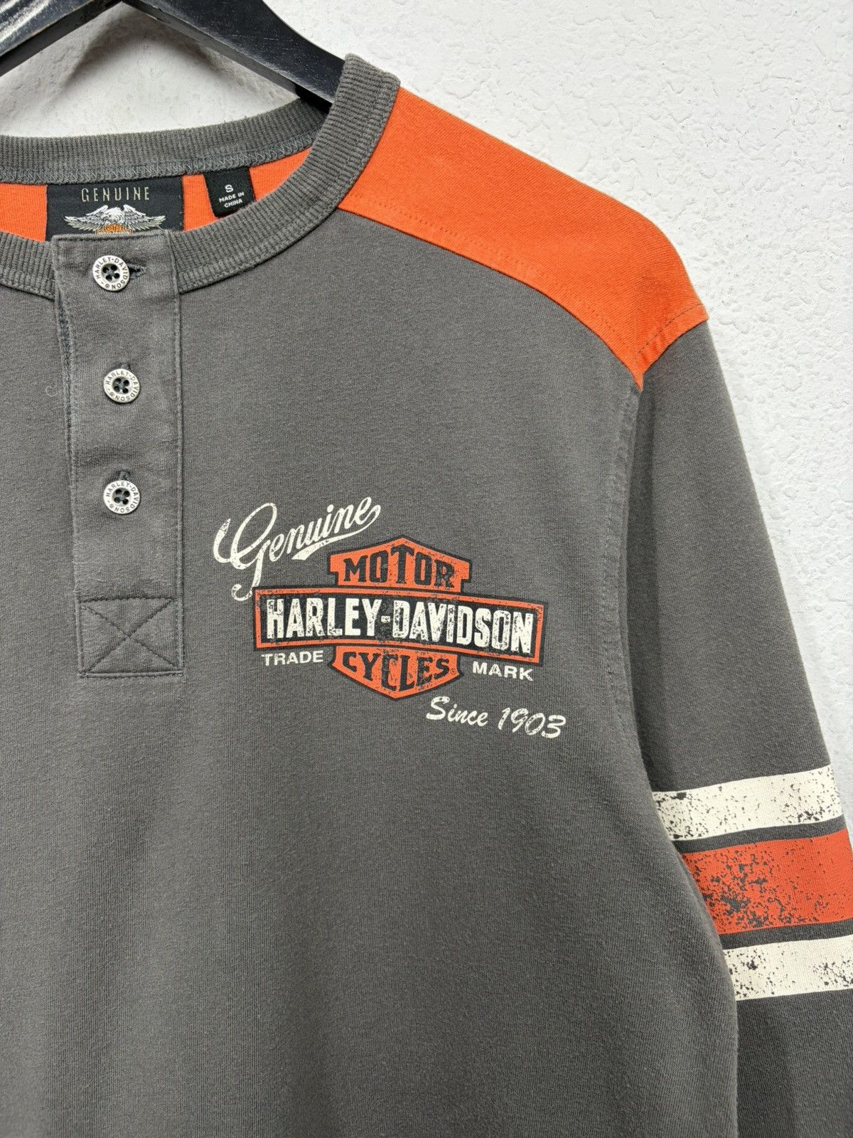Harley Davidson Vintage Harley-Davidson Long Sleeve Tee Biker Graphic Y2K Size US L / EU 52-54 / 3 - 8 Thumbnail