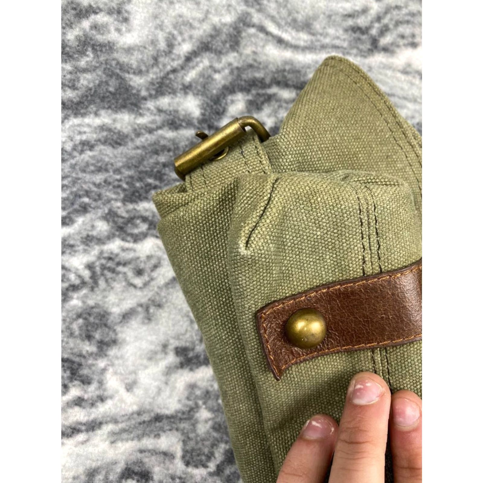 Dolce & Gabbana VINTAGE Dolce&Gabbana DG Logo Bag Women Shoulder Bag Green Leather Size ONE SIZE - 6 Thumbnail