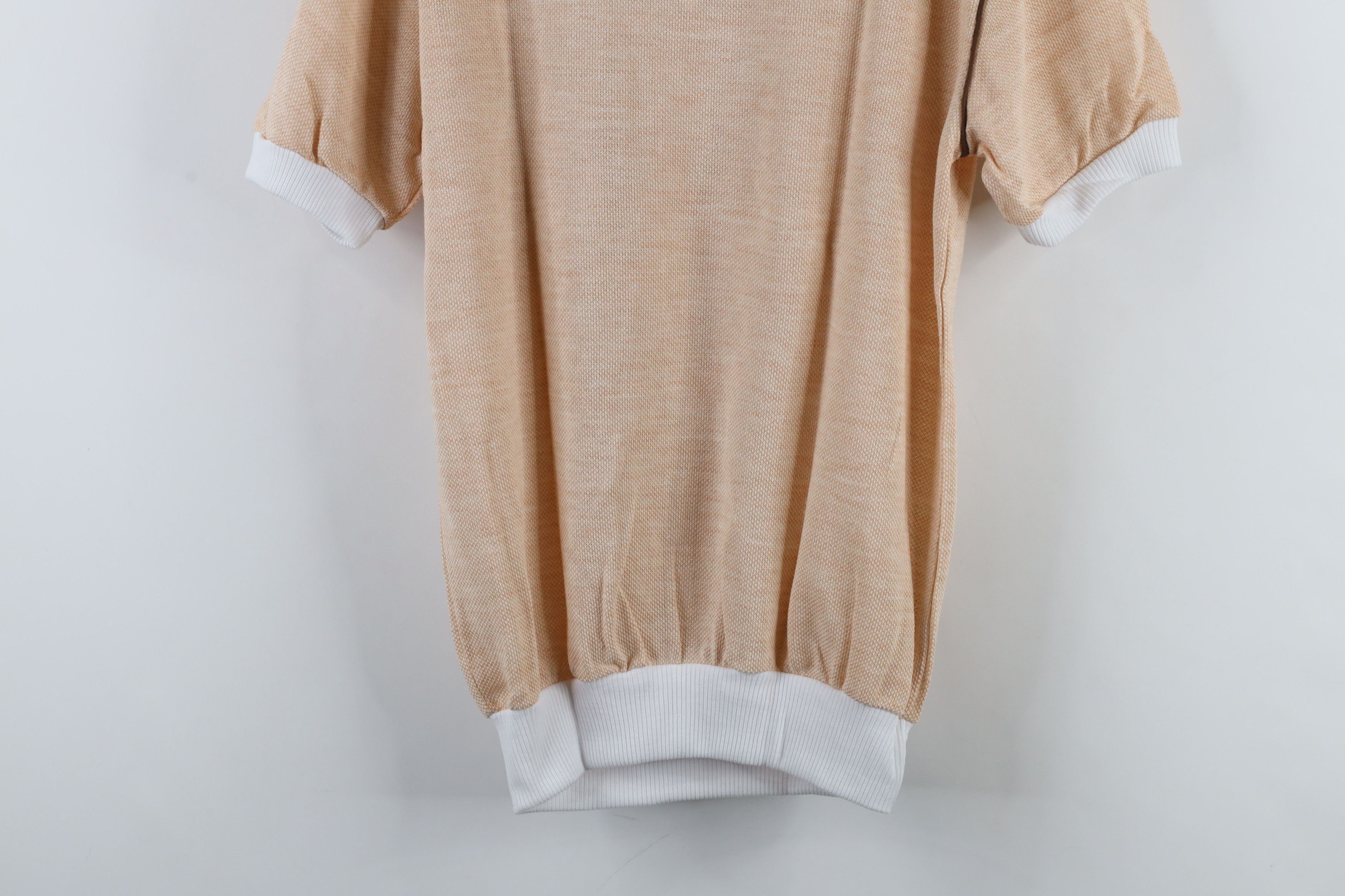 Vintage Vintage 70s Streetwear Thermal Knit Pullover Ringer T-Shirt Size US M / EU 48-50 / 2 - 11 Thumbnail