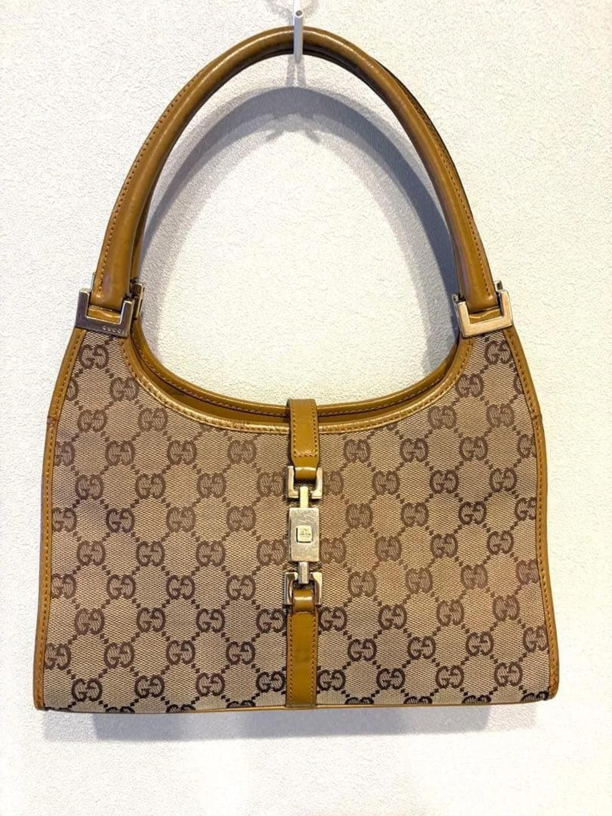 Gucci Gucci - Brown Monogram Canvas Shoulder Bag Size ONE SIZE - 3 Thumbnail