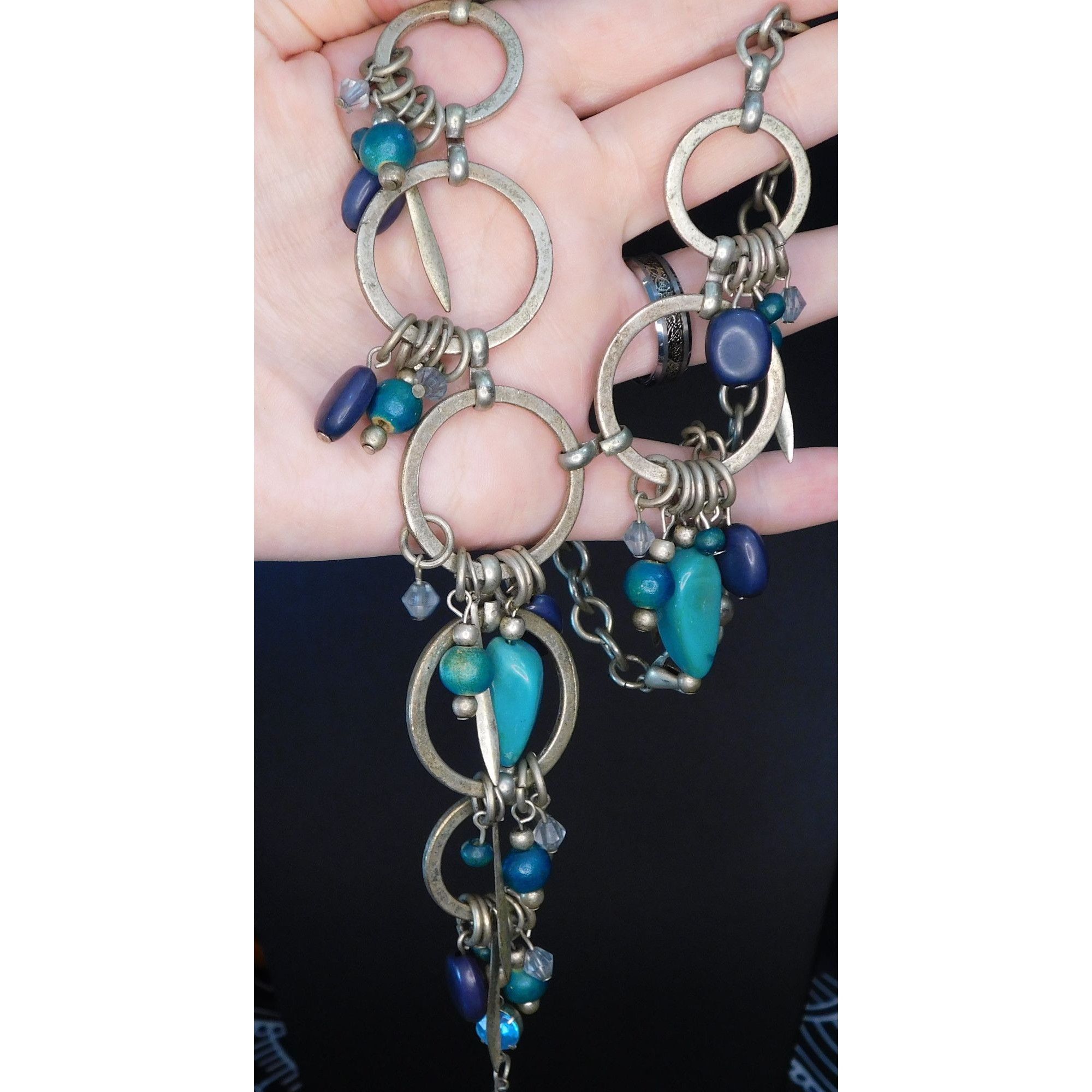 Other Abstract Bohemian Loop And Charm Y Necklace Size ONE SIZE - 4 Thumbnail