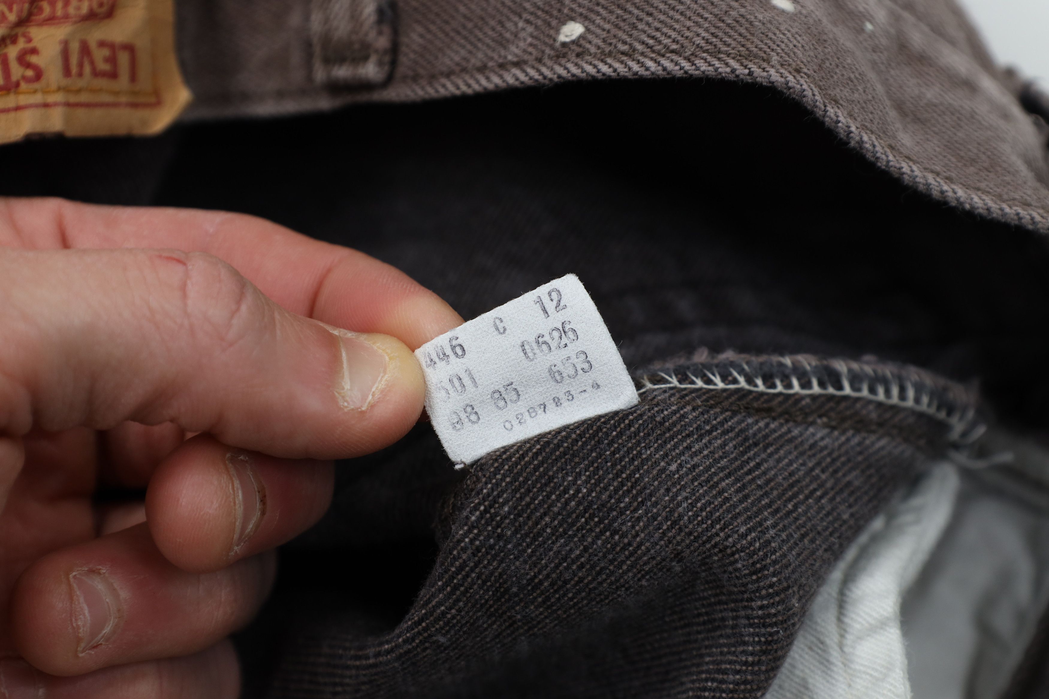 Levi's Vintage 80s Levis 501xx Button Fly Original Jeans Brown USA Size US 28 / EU 44 - 10 Thumbnail