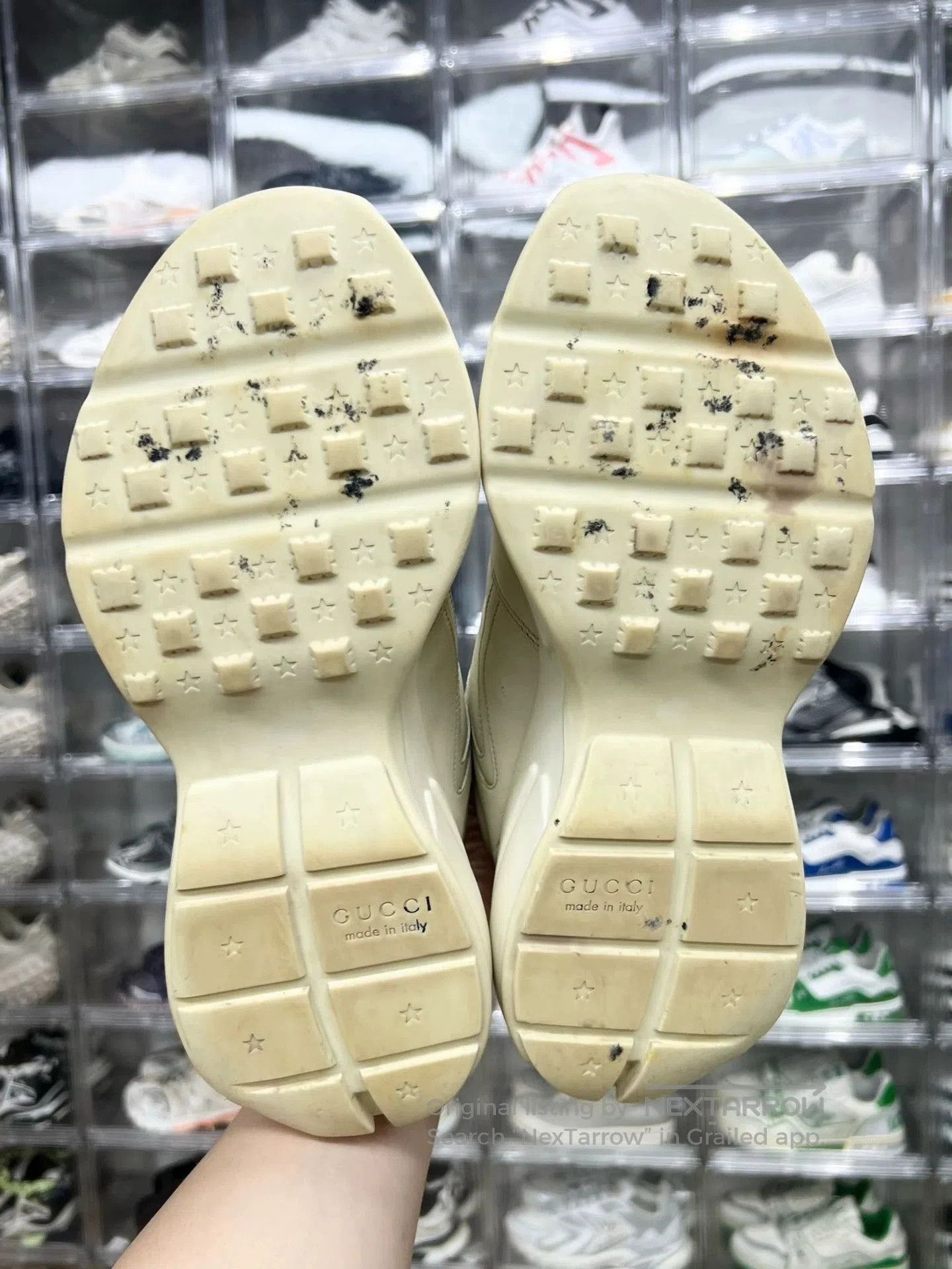 Gucci gucci rhyton dad sneakers with logo. Size US 10 / EU 43 - 7 Thumbnail
