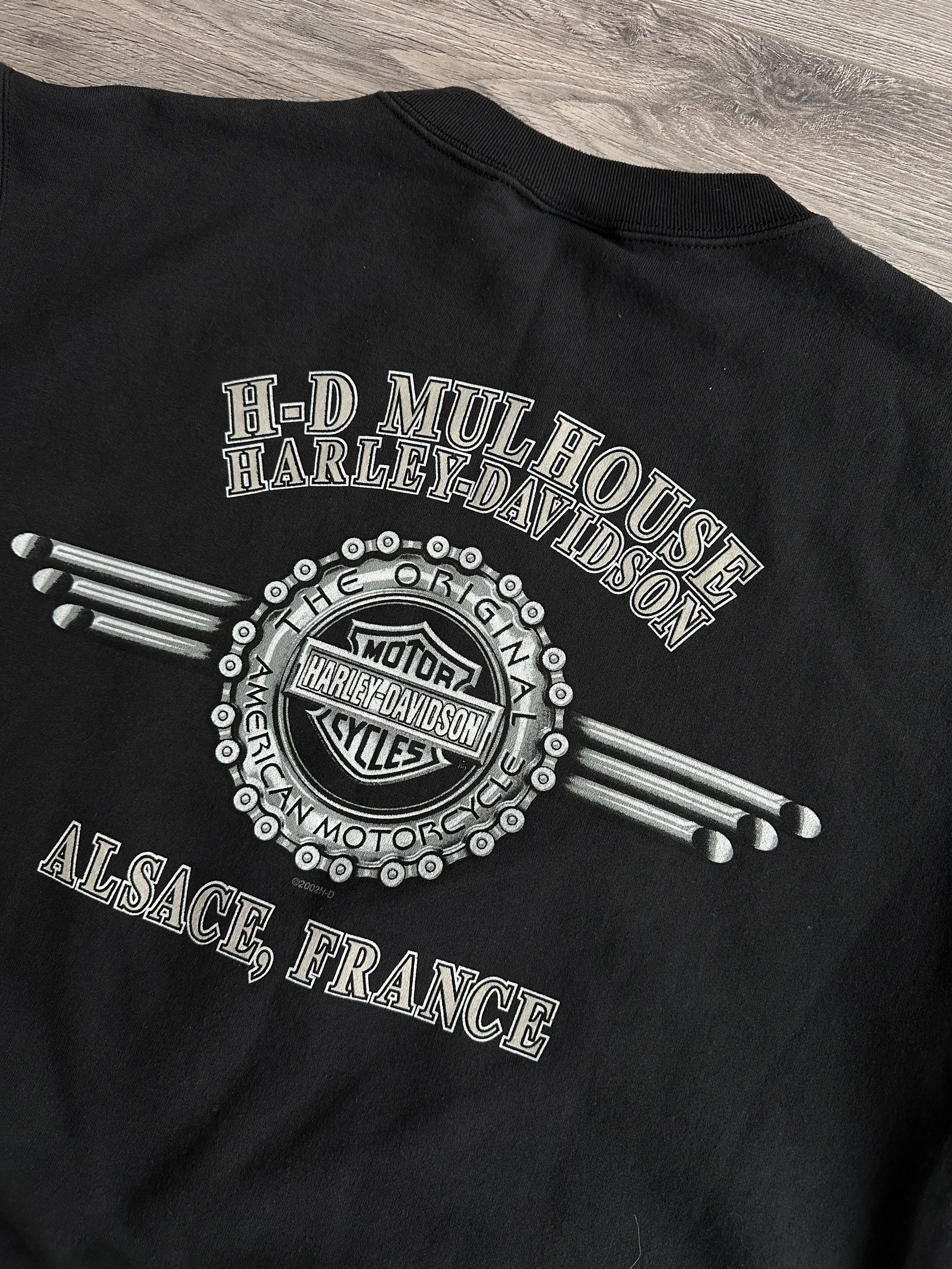 Harley Davidson × Vintage Harley Davidson Vintage Sweatshirt Size US L / EU 52-54 / 3 - 9 Thumbnail