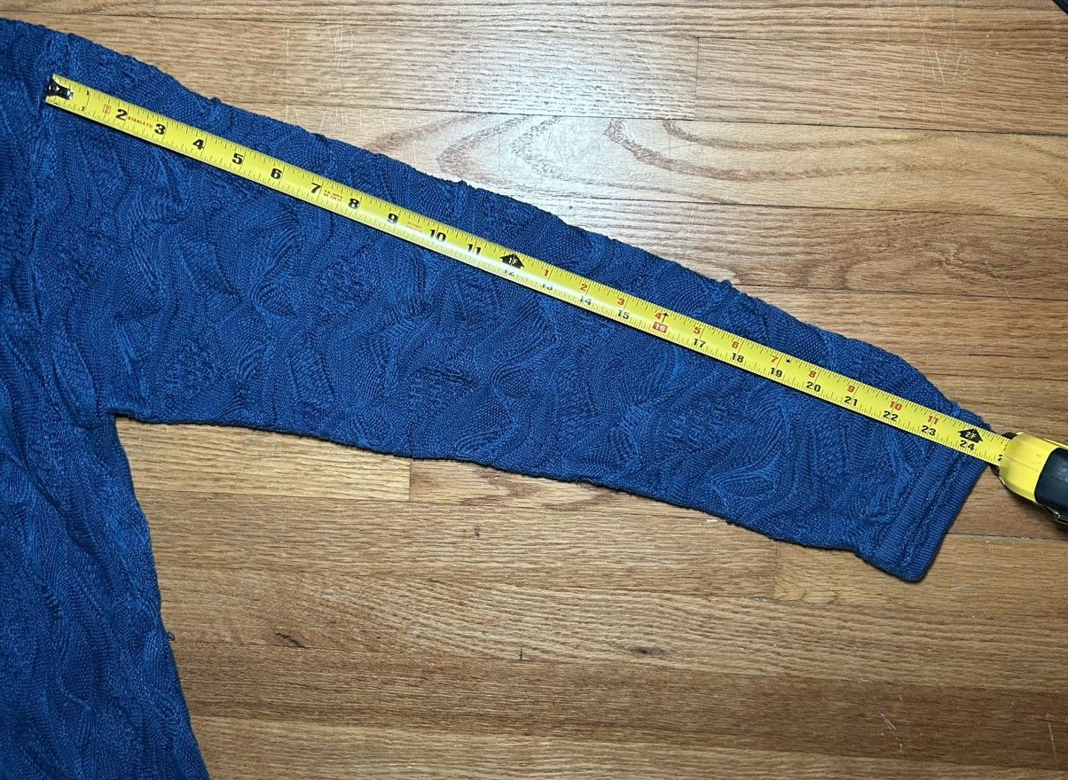 Coogi Vintage 90s Coogi Blue 3D Knit CottonSweater Mens XL Size US XL / EU 56 / 4 - 8 Thumbnail