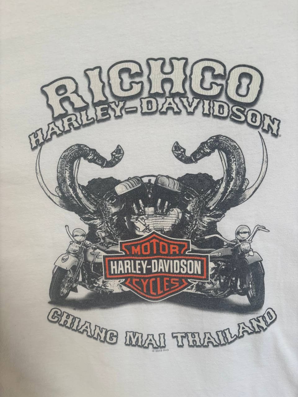 Harley Davidson Harley Davidson Motor Cycles XL White T Shirt Size US XL / EU 56 / 4 - 7 Thumbnail