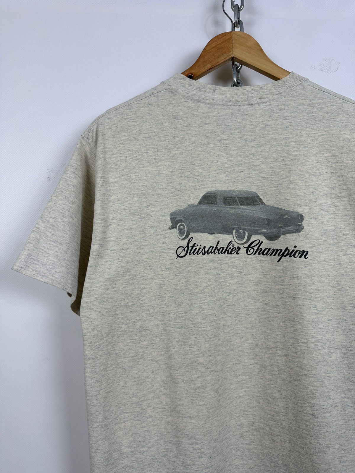 Stussy 90s Vintage Stussy Stusabaker Champion Made In USA T-Shirt Size US M / EU 48-50 / 2 - 5 Thumbnail
