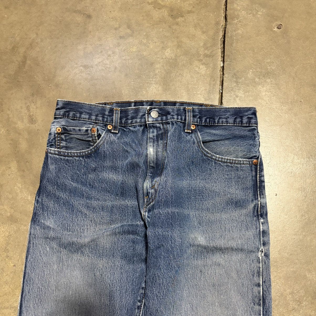 Levi's Vintage 517 Boot Cut Denim Jeans Faded Distressed Grunge Size US 34 / EU 50 - 6 Thumbnail