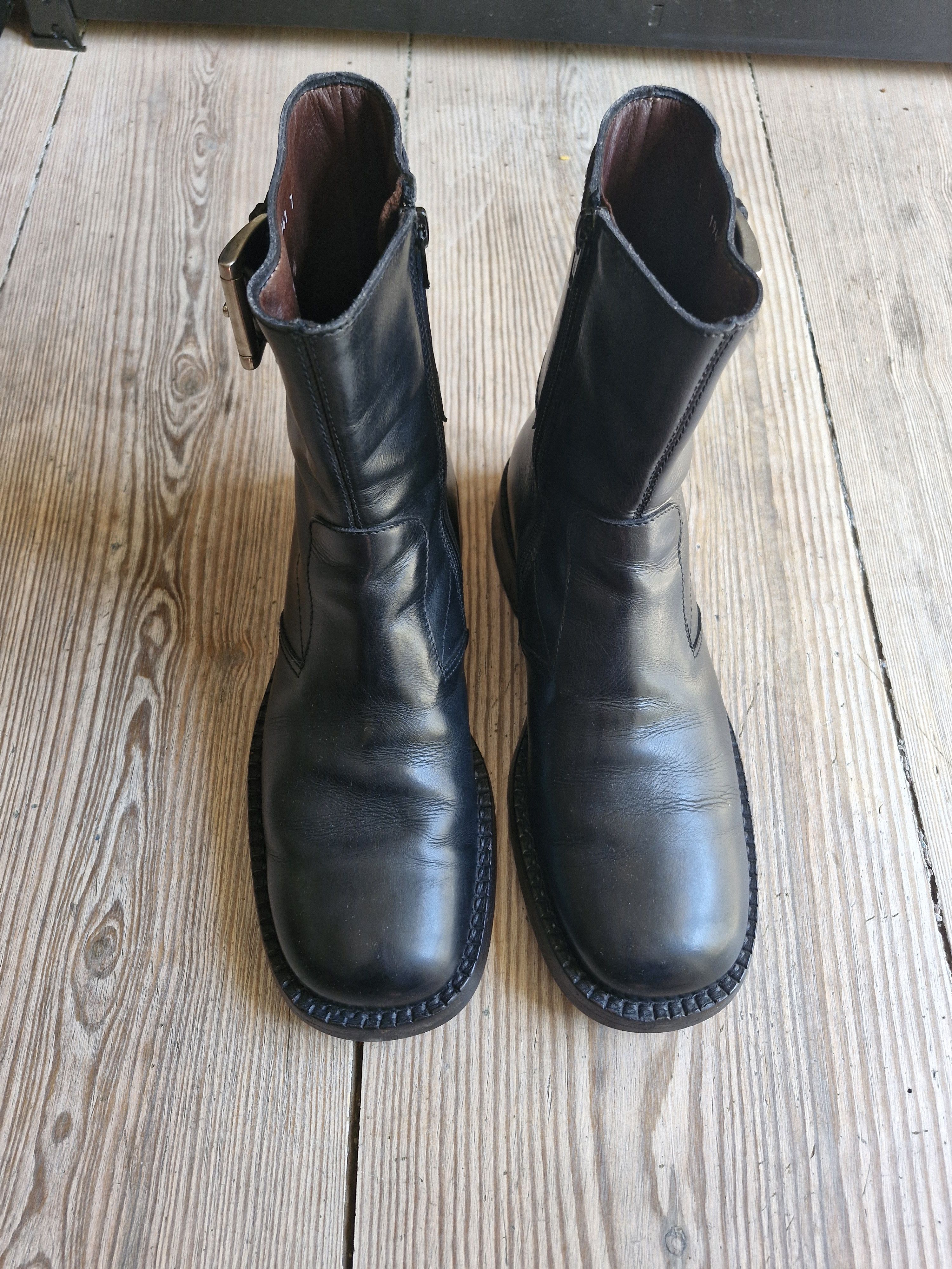 靴 90s PRADA archive OPTI zip square boots Archival Clothing × Prada Vintage archive late 90s Prada