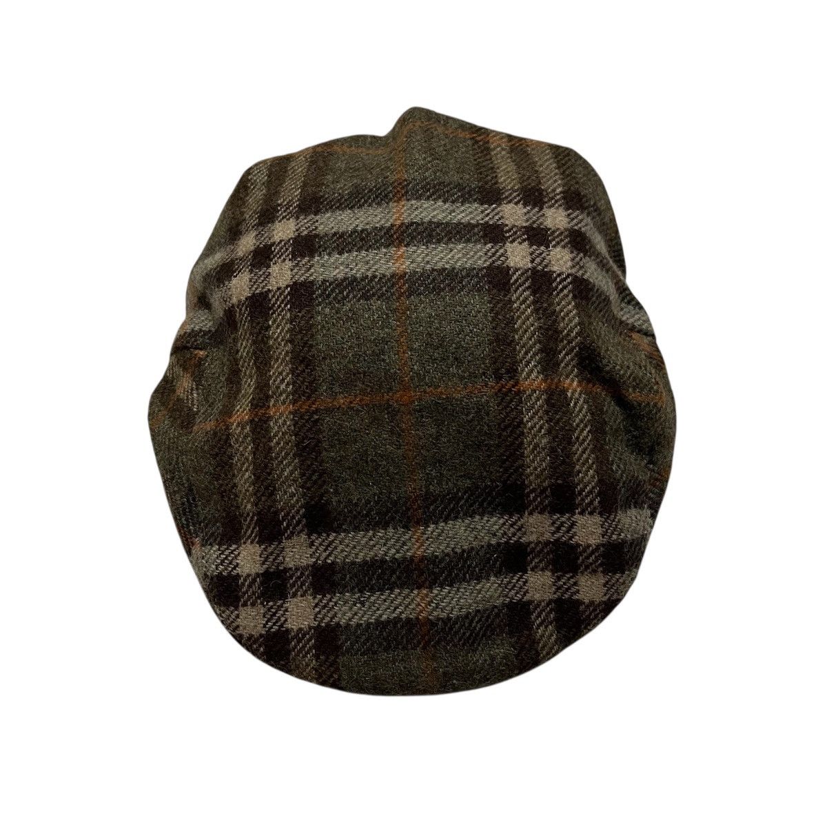 Burberry Burberrys Vintage Wool Baretta Nova Check Hat Cap Size ONE SIZE - 3 Thumbnail