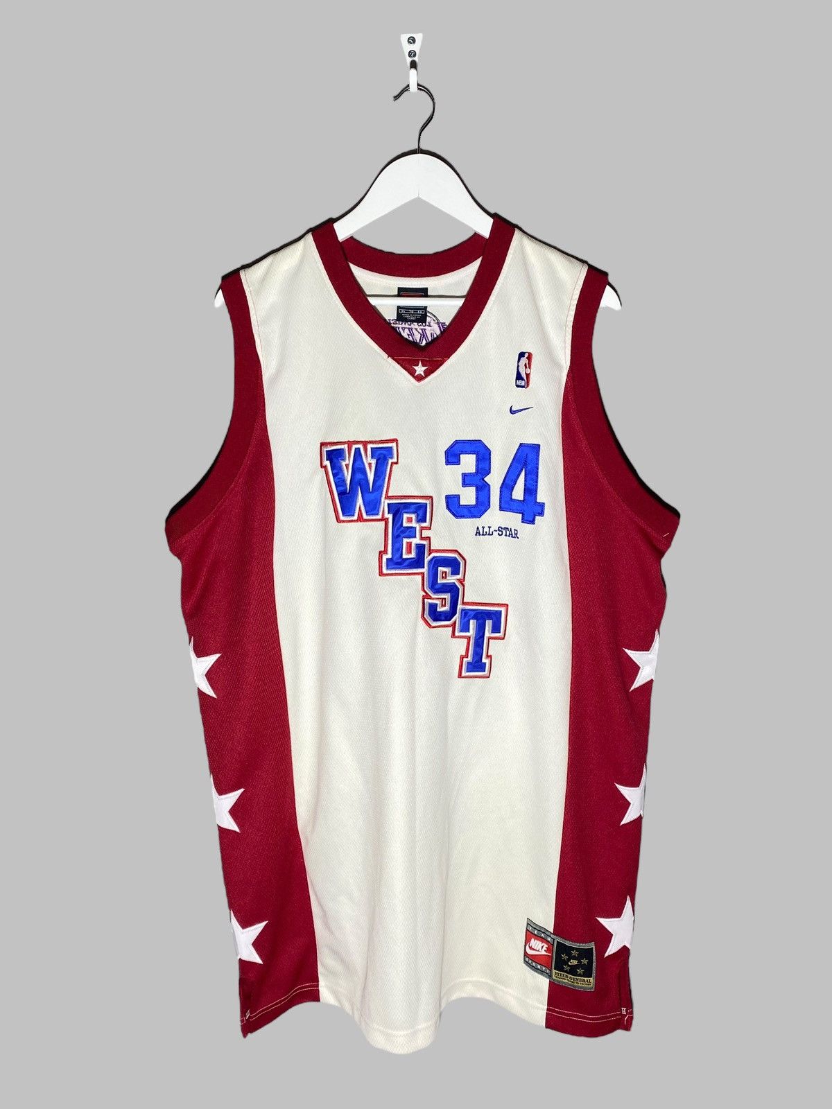 Nike × USA Olympics × Vintage #34 O’neal Vintage Nike NBA All Star Game L.A Lakers Size US XL / EU 56 / 4 - 1 Thumbnail