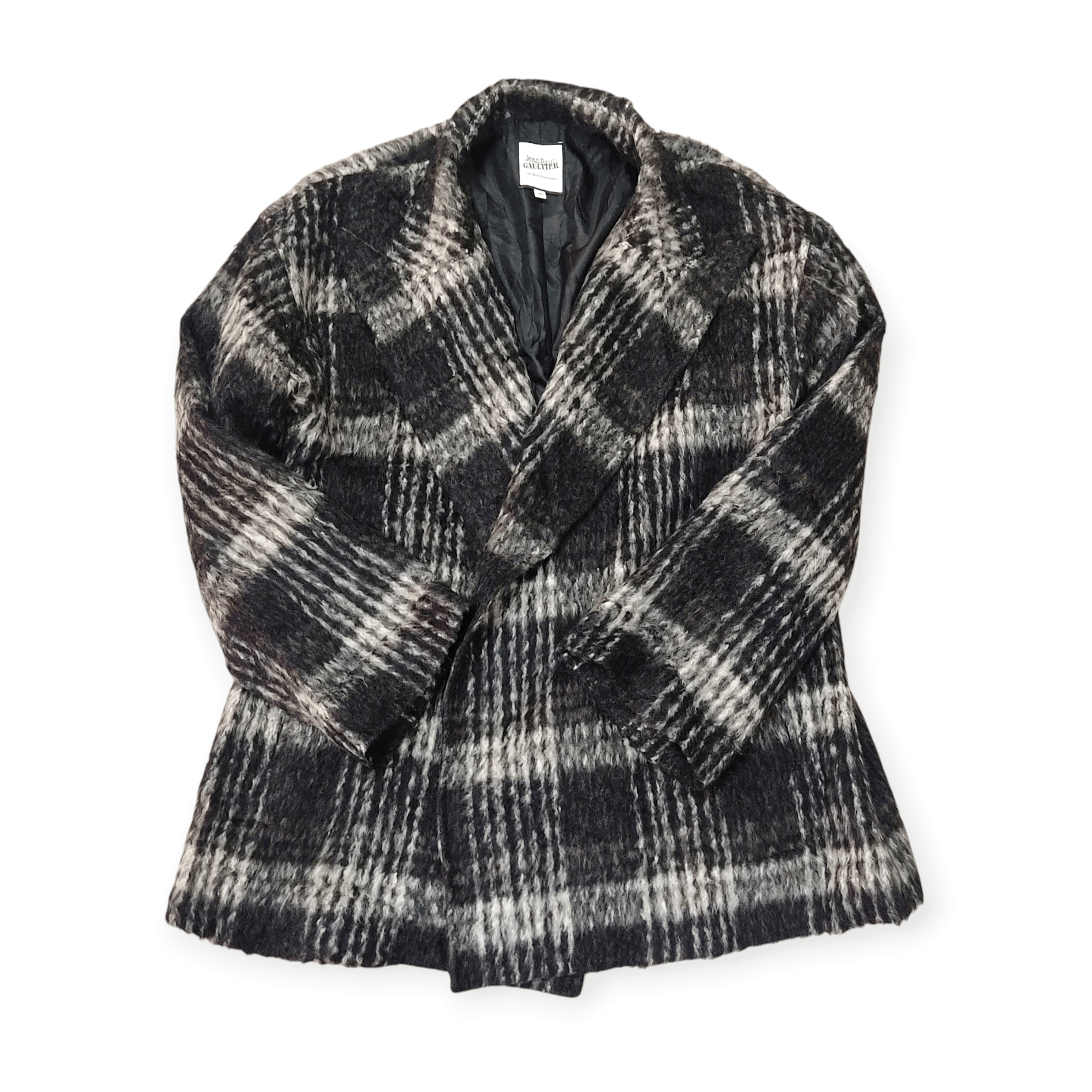 Jean Paul Gaultier Jean Paul Gaultier x Sept Premiers Plaid Coat Jacket Size L / US 10 / IT 46 - 6 Thumbnail