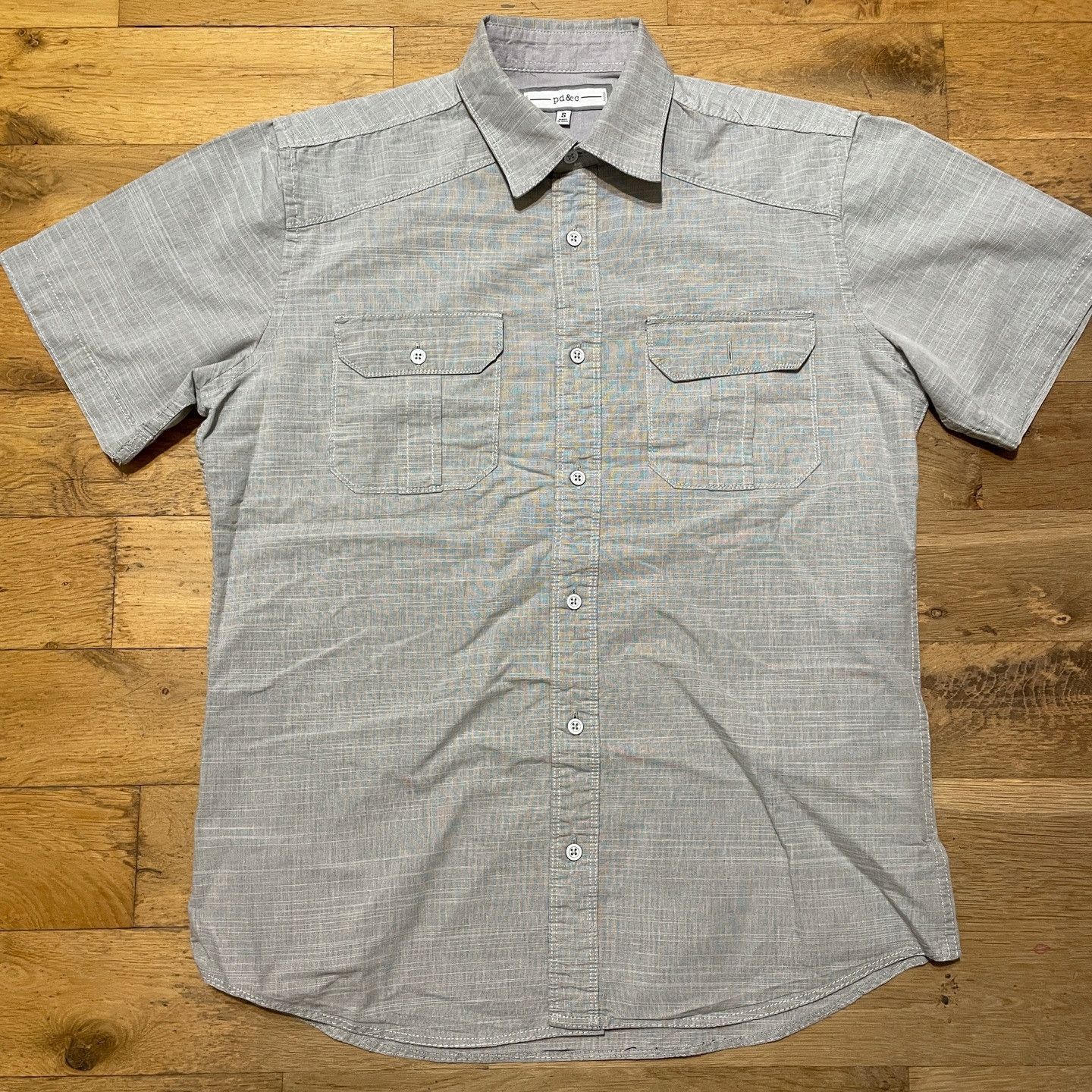 PD&C Pd& Cc Men's Short Sleeve Summer Shirt Size S Size US S / EU 44-46 / 1 - 1 Thumbnail