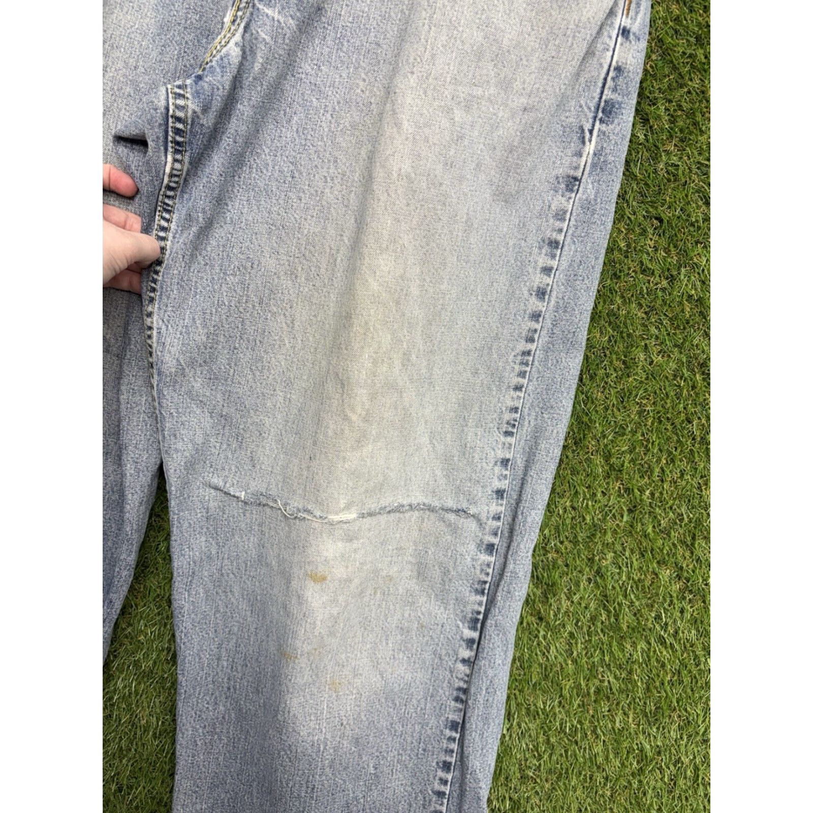 Levi's VINTAGE Levi's Silvertab Jeans Mens 34x34 Baggy Denim 90s Grunge Slim Fit? Size US 34 / EU 50 - 6 Thumbnail